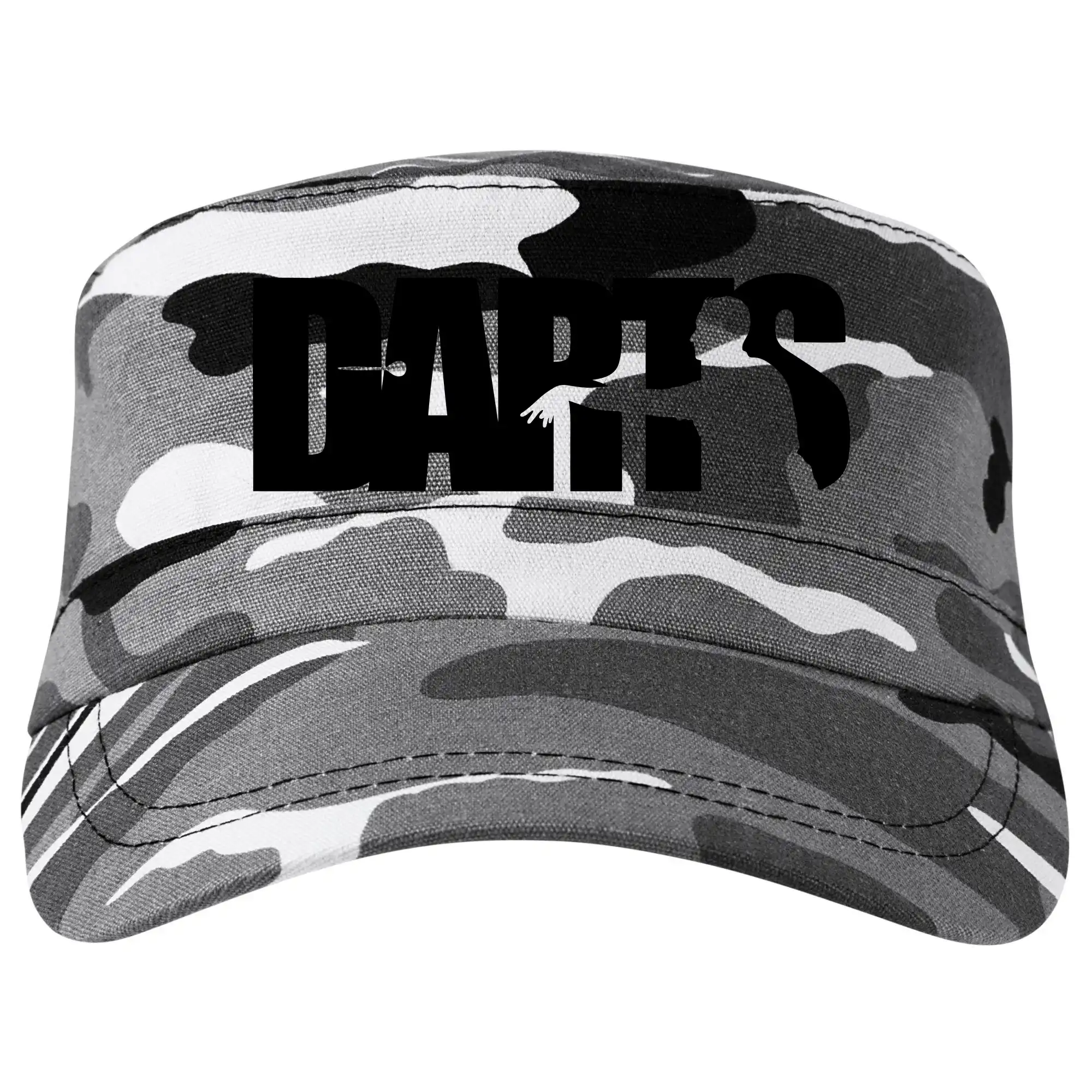 Tričko na šípky - Darts - nápis so šípkarom - Šiltovka CAMO