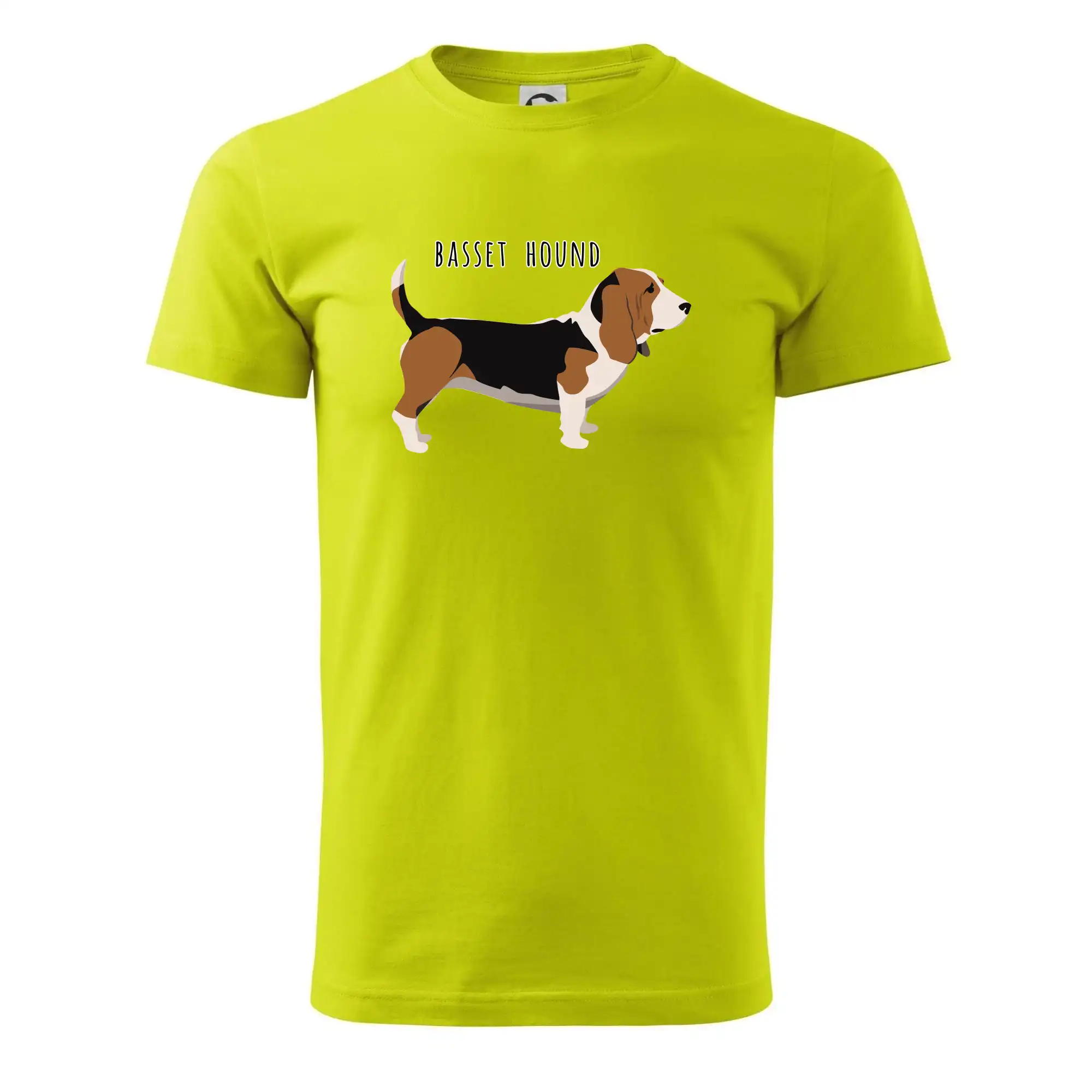 Baset na tričku - Basset hound pes s nápisom - Pánske tričko nižšej gramáže