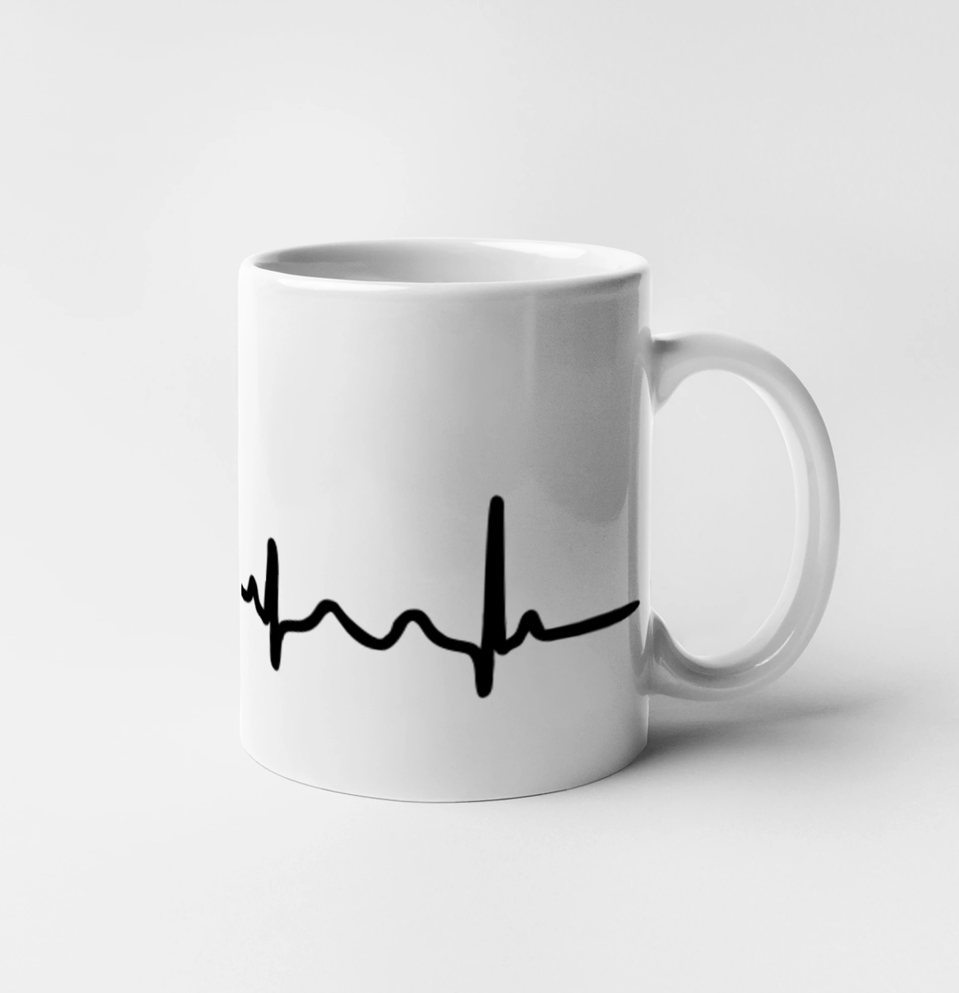 Vtipné tričká do práce - Ekg Kladivo - Hrnček 