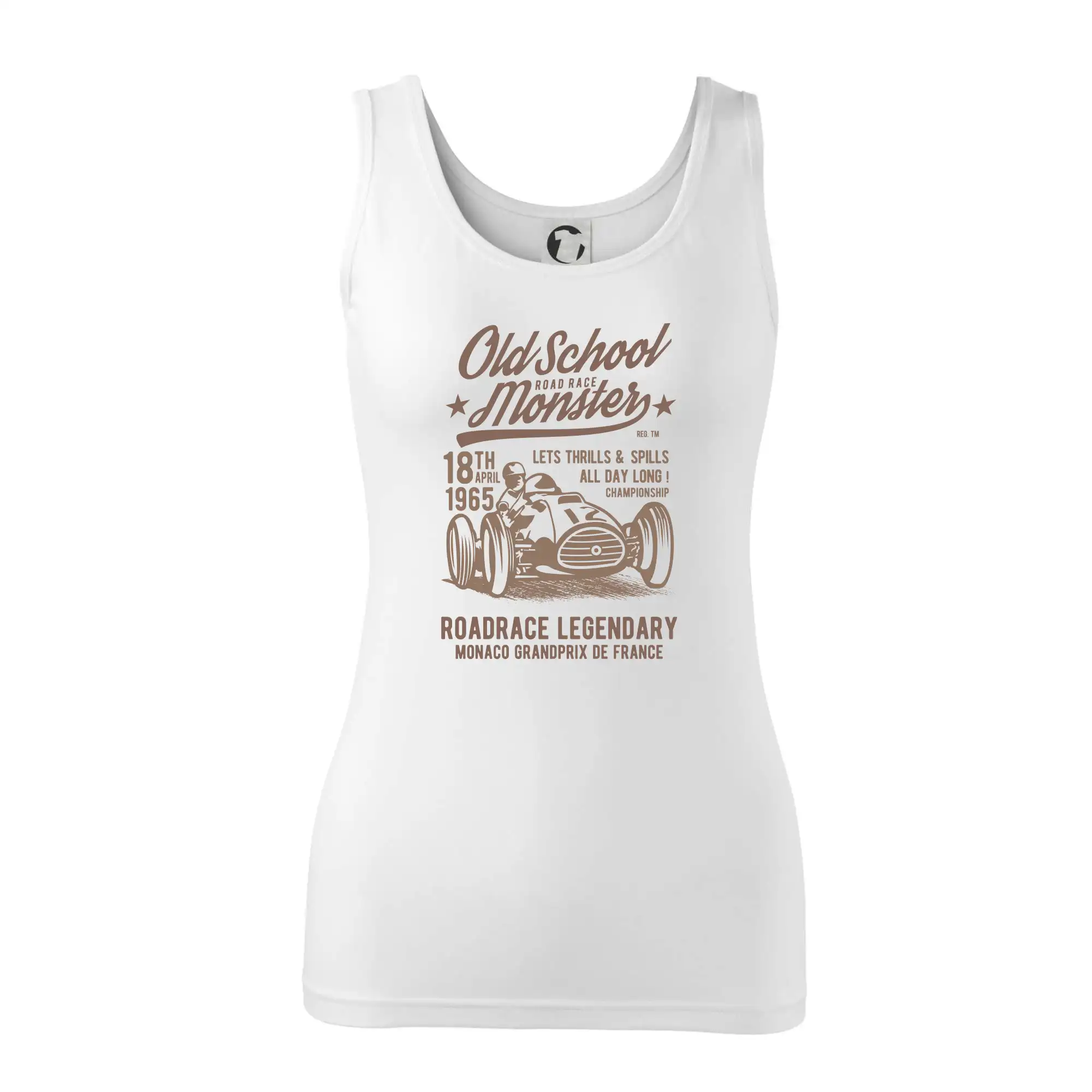 Auto tričká - Old School Road Race Monster - Dámske tielko