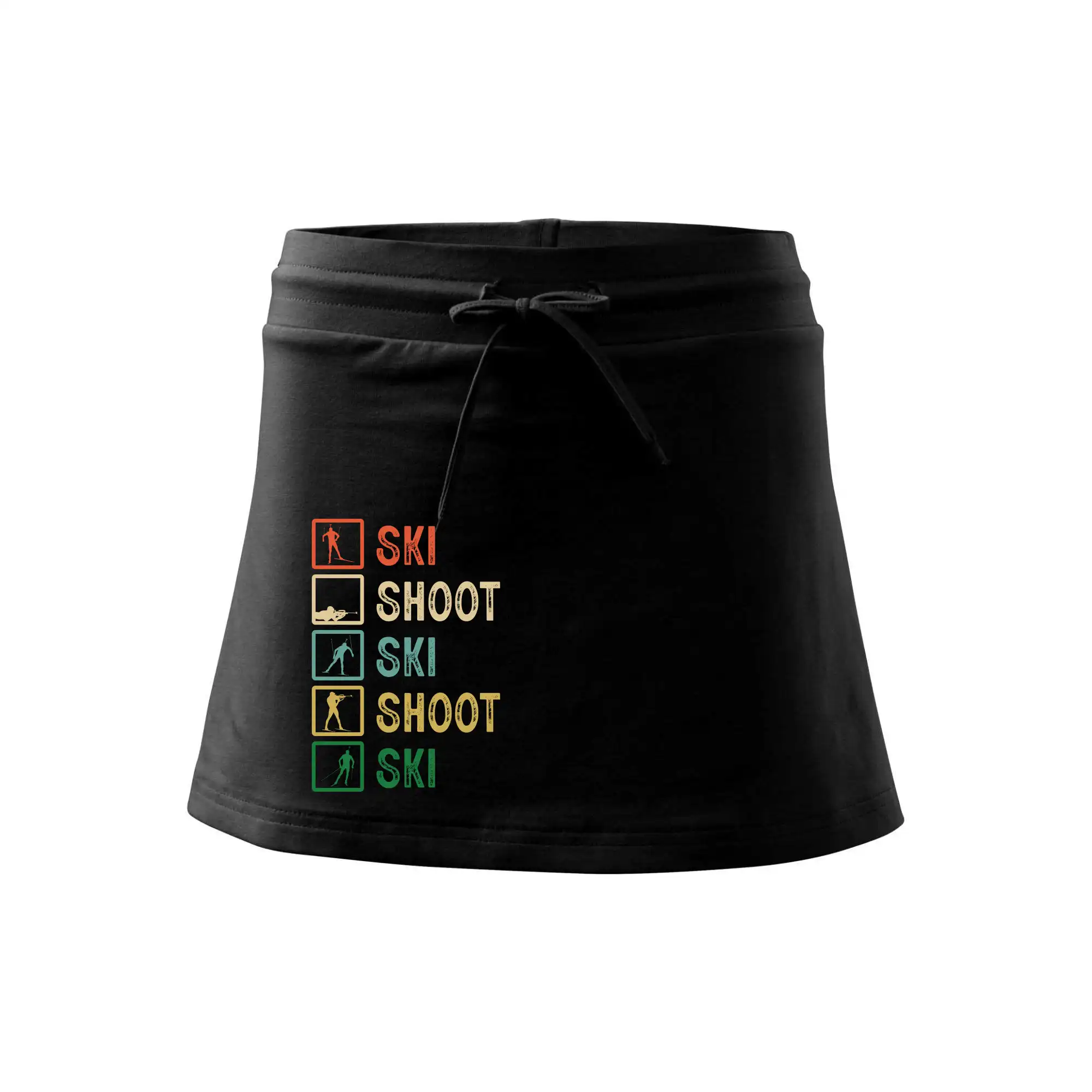 Biatlon ski shoot ski