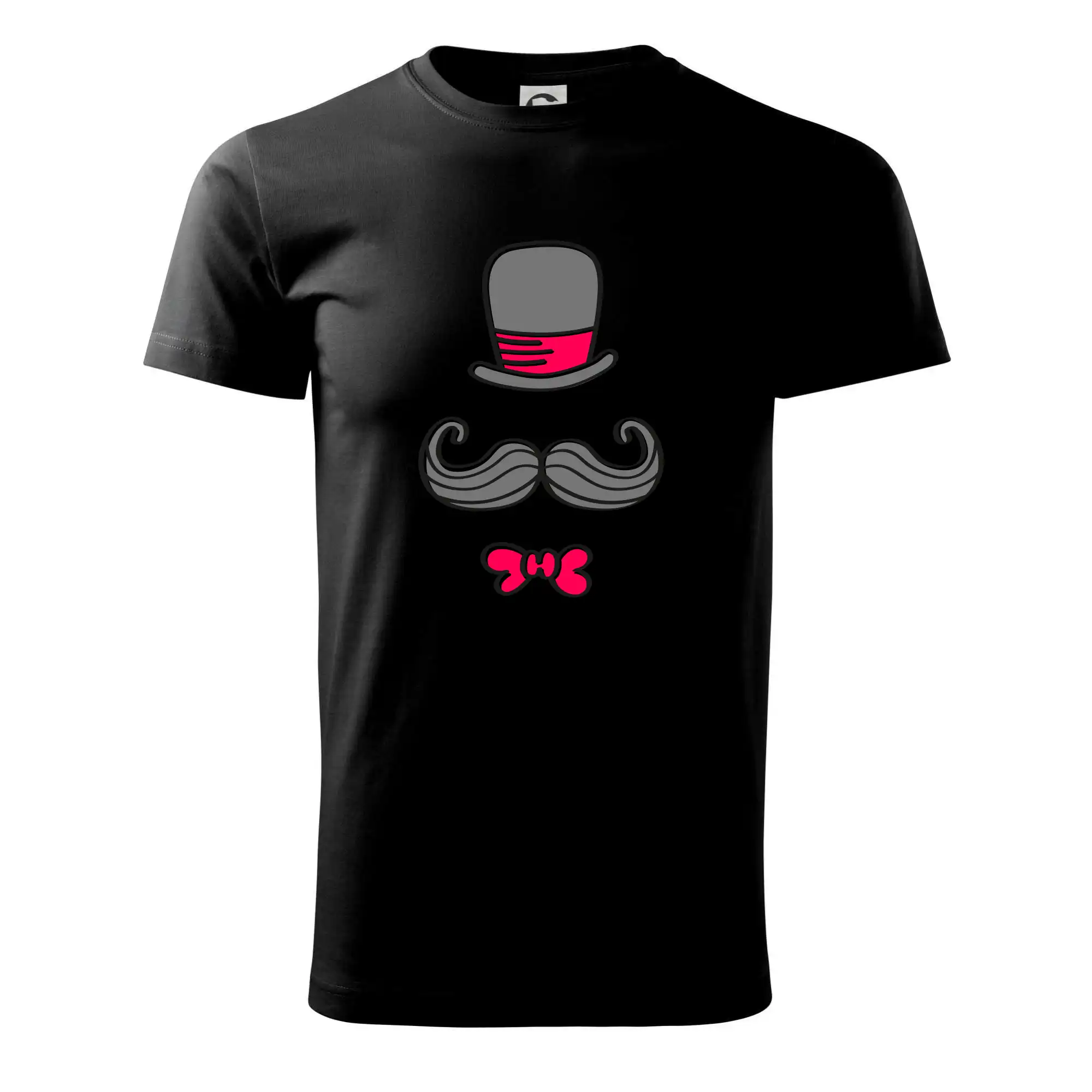 Tričká s fúzikmi - Kitty Mustache - Pánske tričko nižšej gramáže