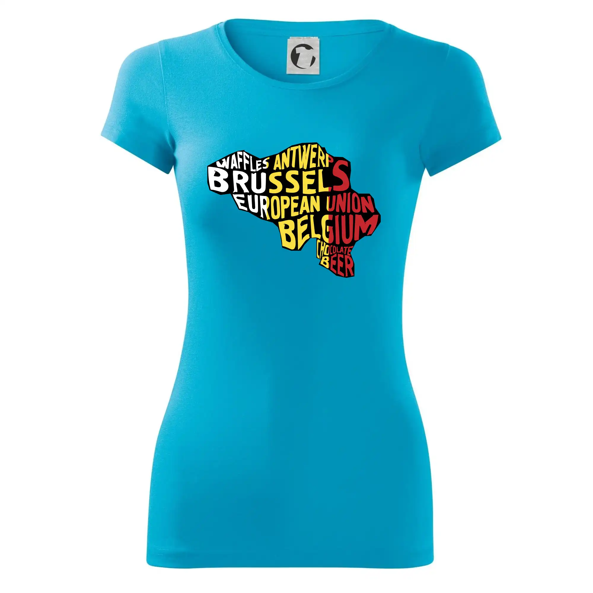 Mapy - názvy měst - Belgie