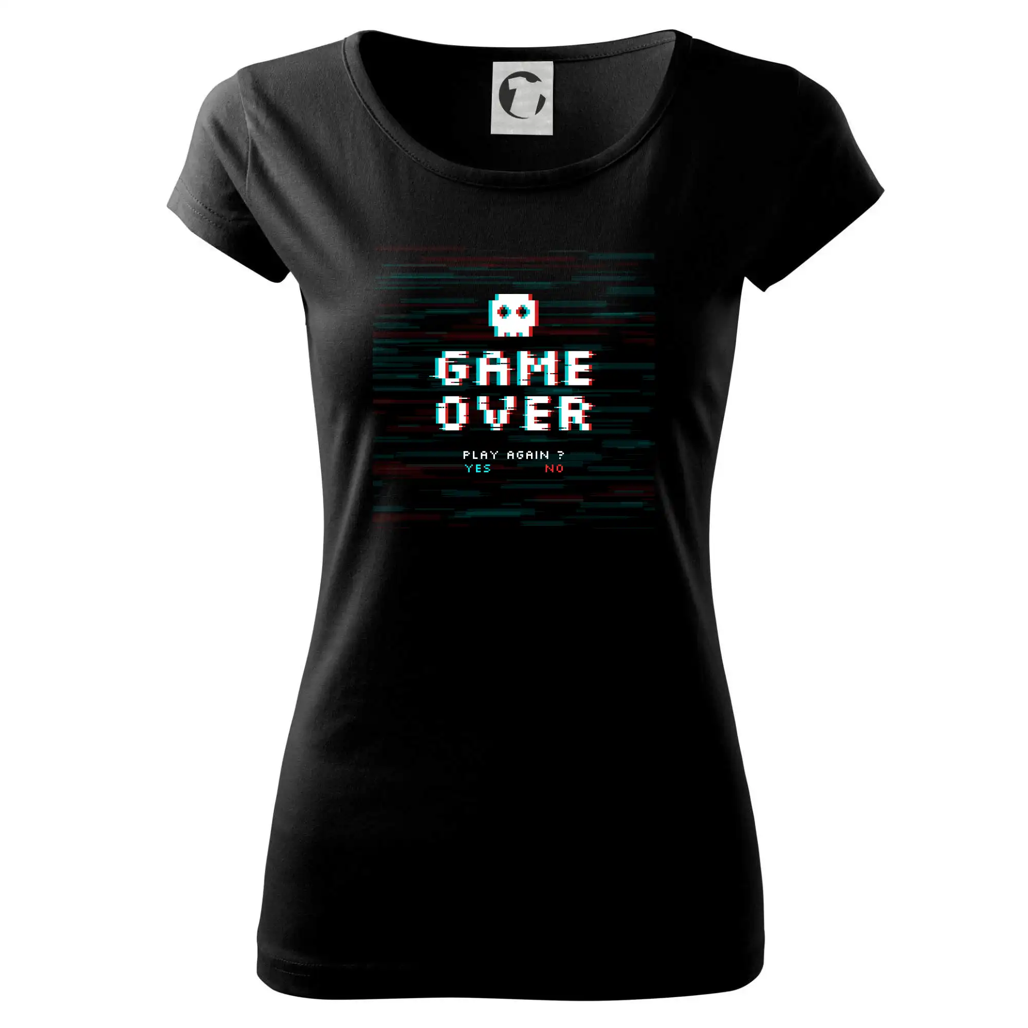 Tričká pre ajťákov - Game over play again - Dámske tričko Pure