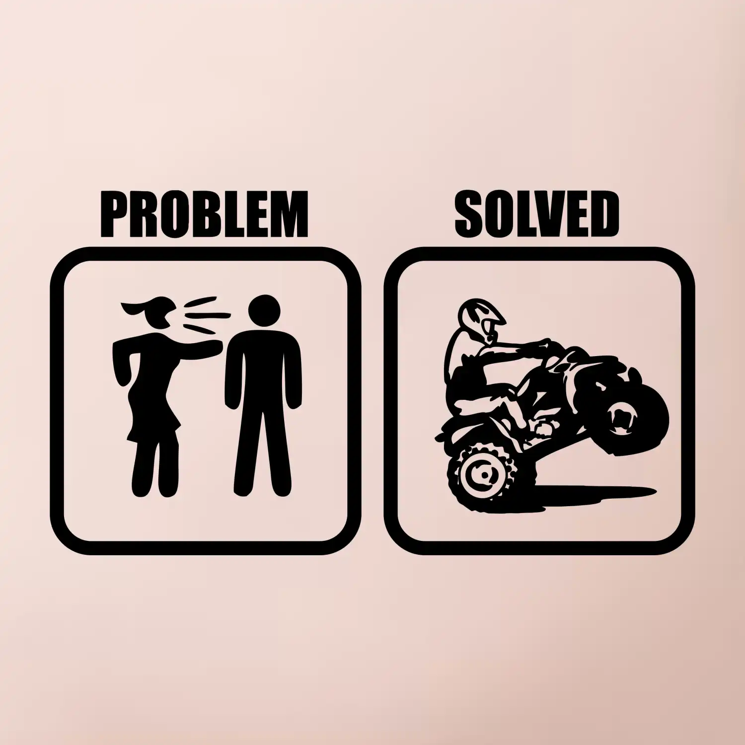Problem quad / čtyřkolka