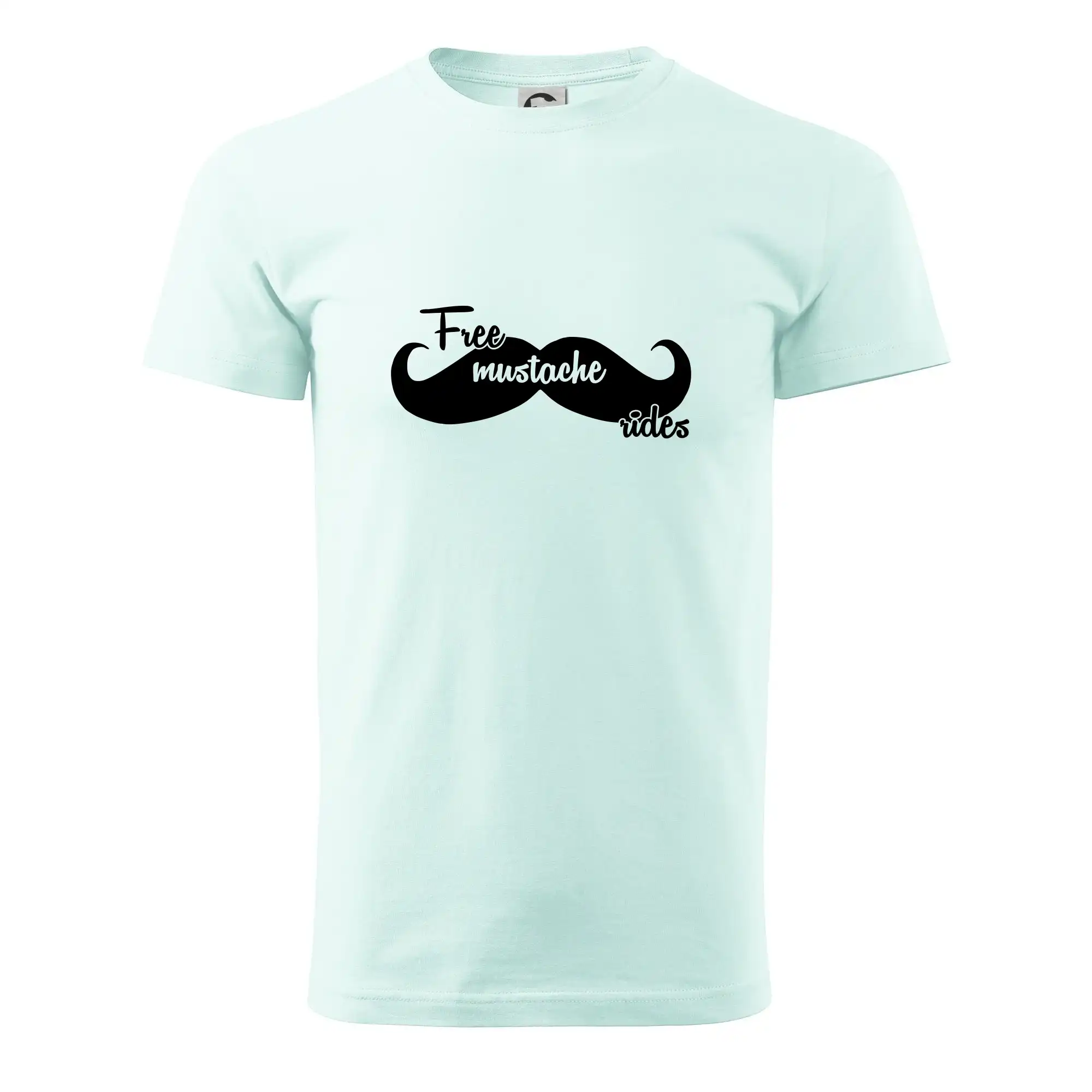 Tričká s fúzikmi - Free Mustache rides - Pánske tričko nižšej gramáže