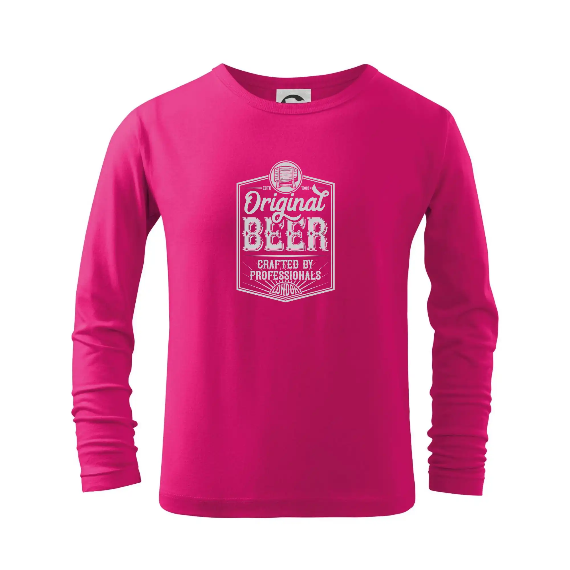 Vtipná tričká pre pivárov - Original beer - Tričko detské Long Sleeve