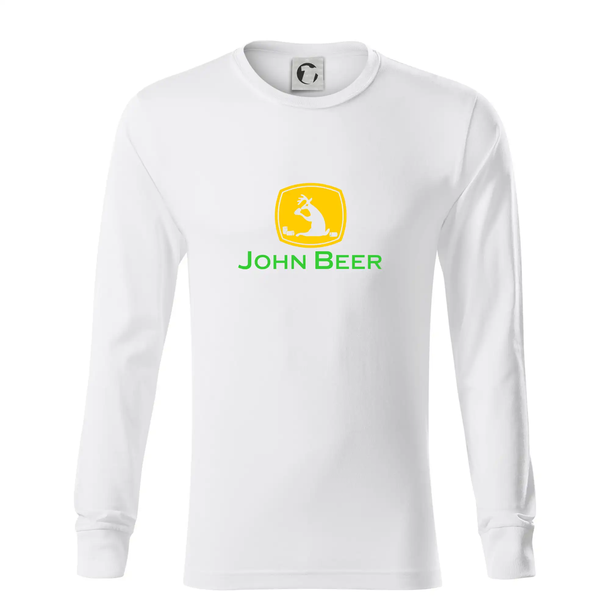 John Beer jelen s pivem