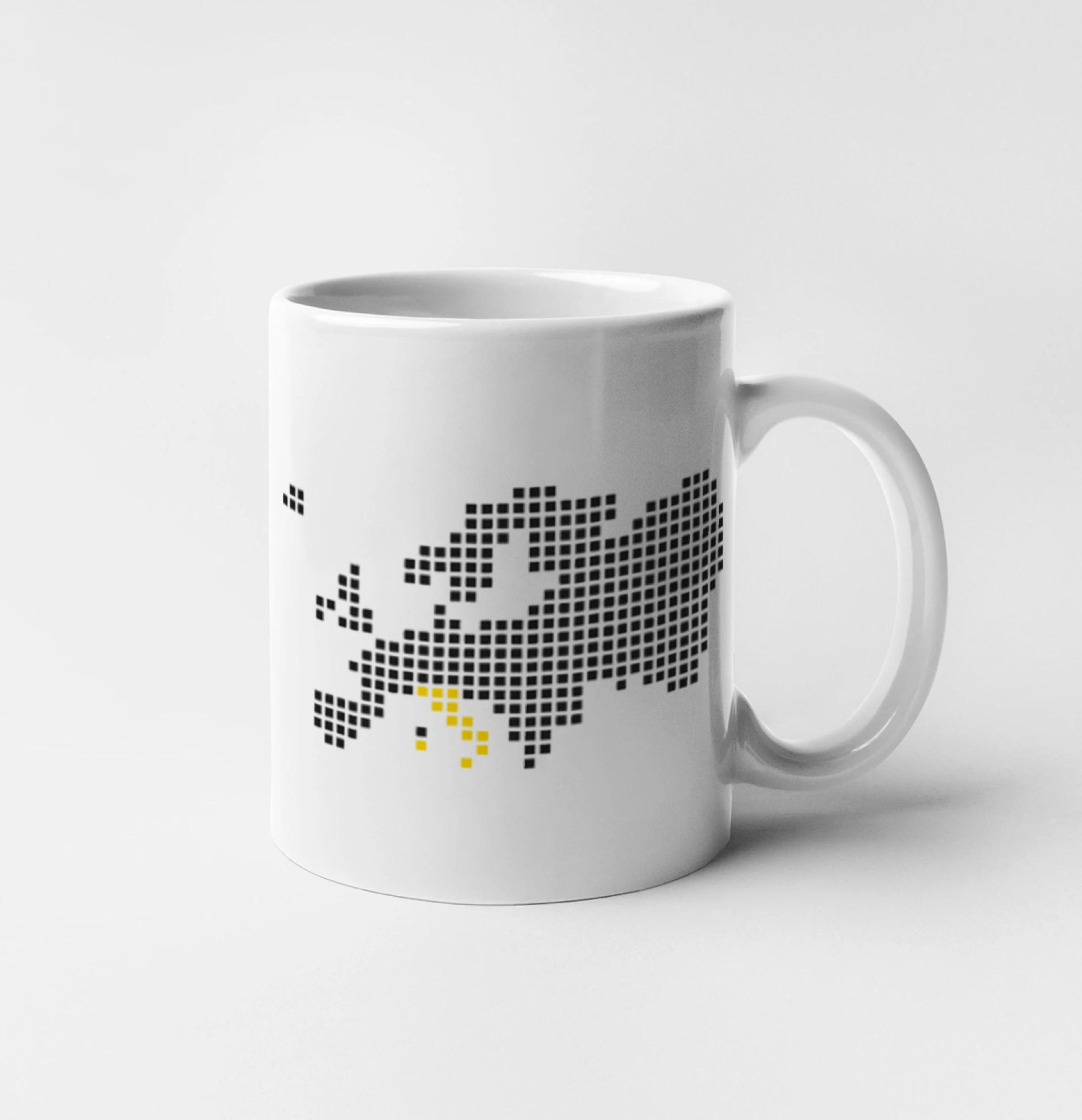 Tričká Taliansko - Mapa Európy - Taliansko - Hrnček 