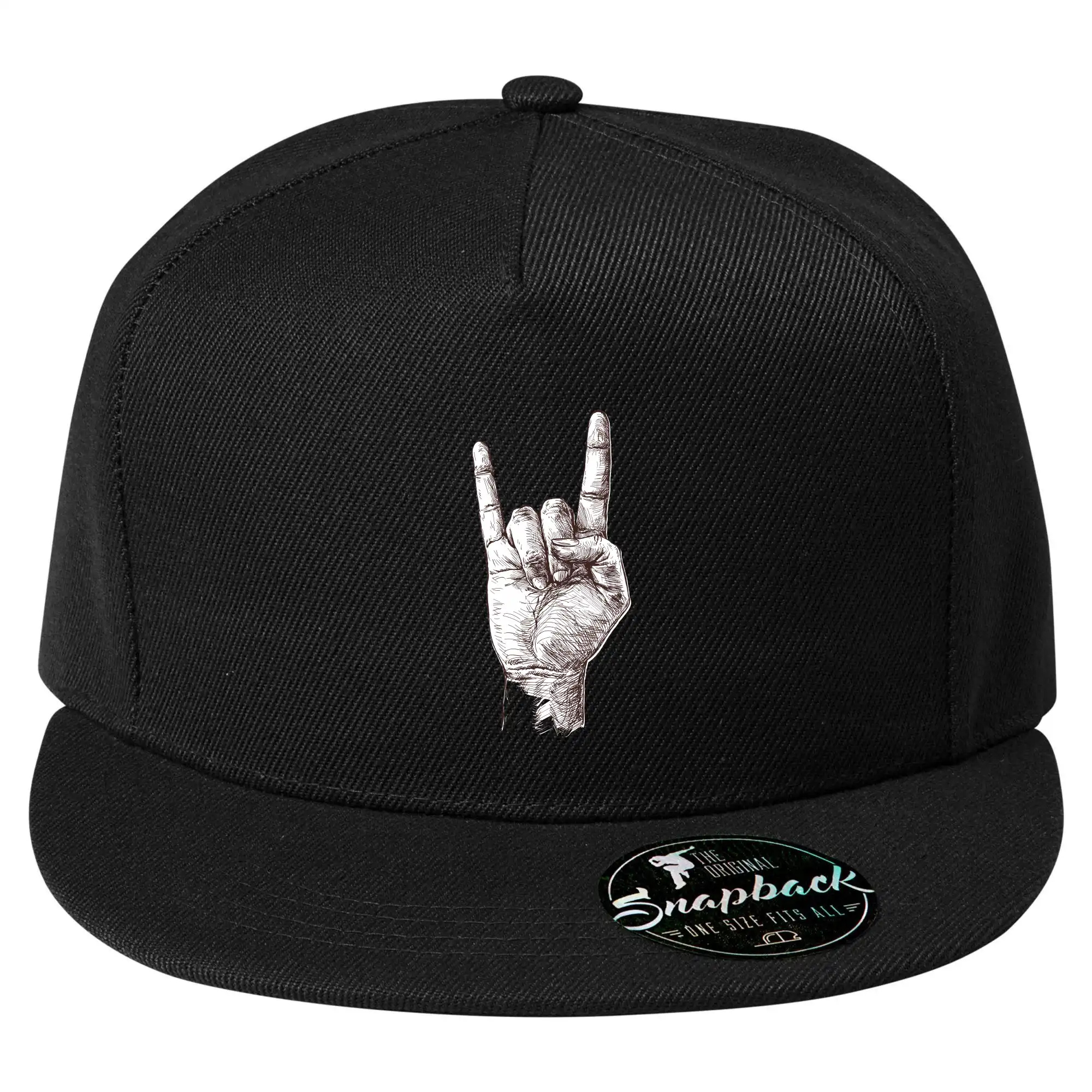 Rocková ruka kreslená