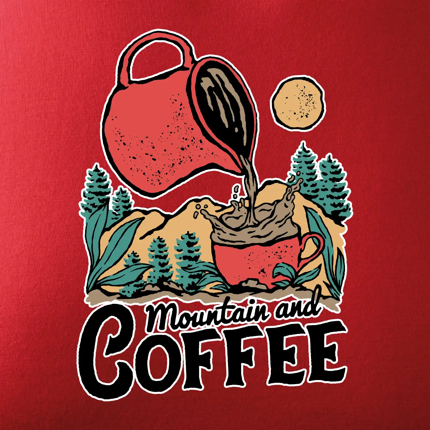 Mountain and Coffee
