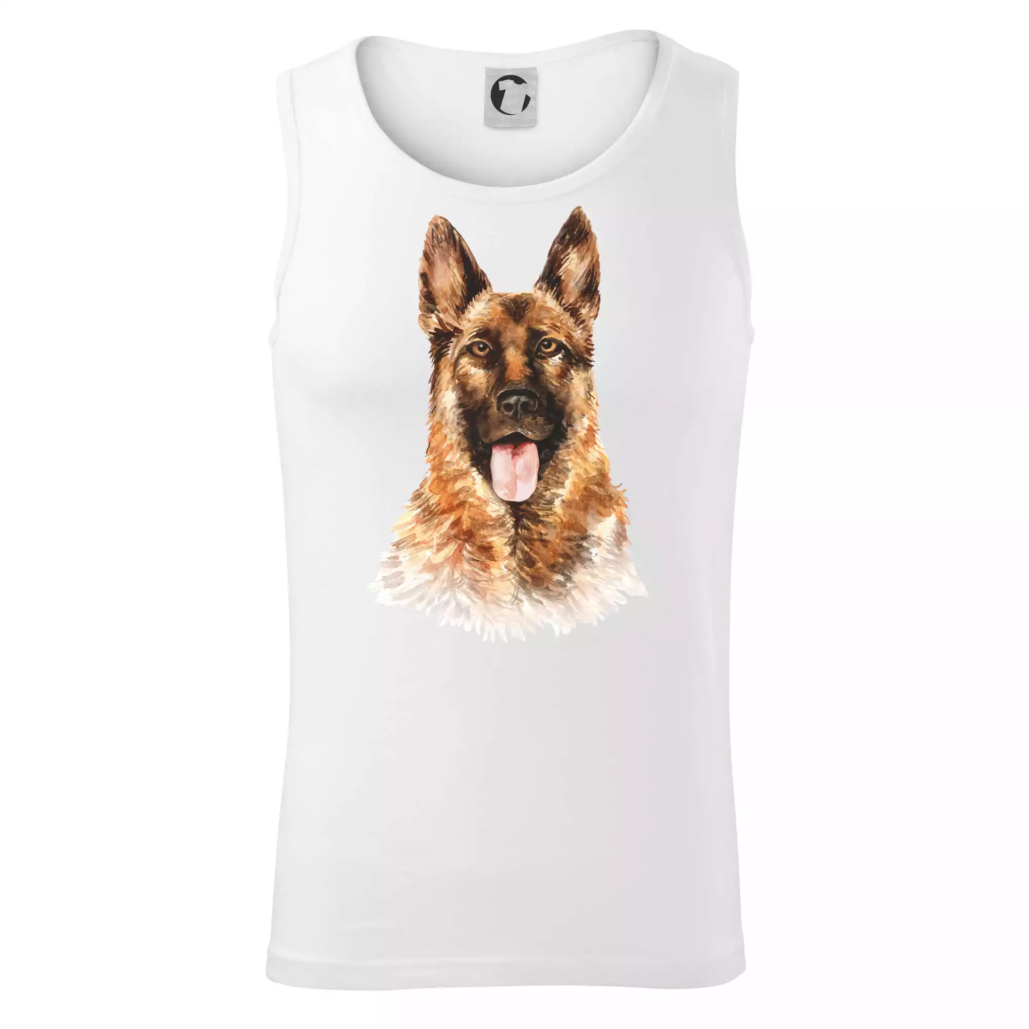 German shepherd - vodová barva