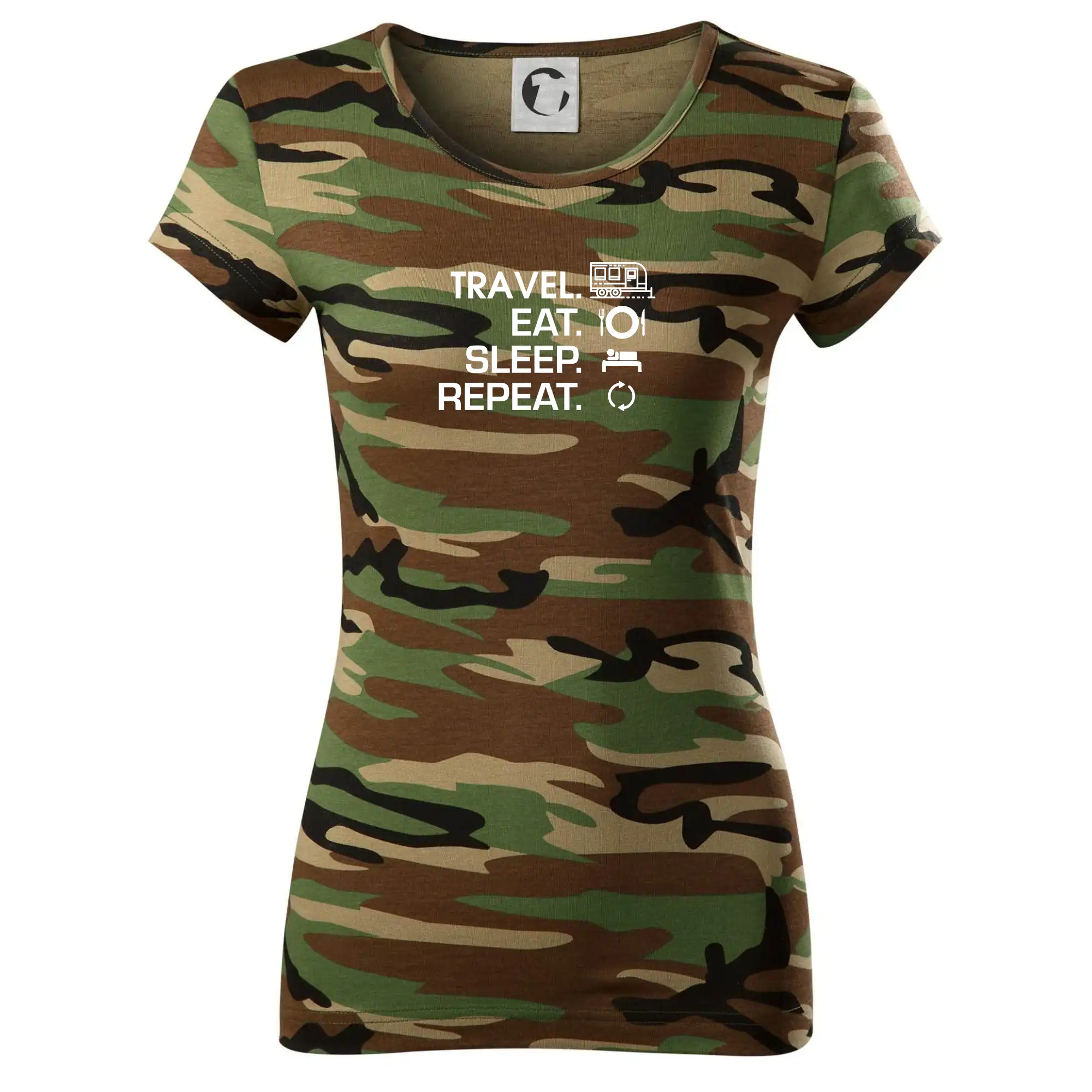 Eat sleep travel - Velký  přívěs