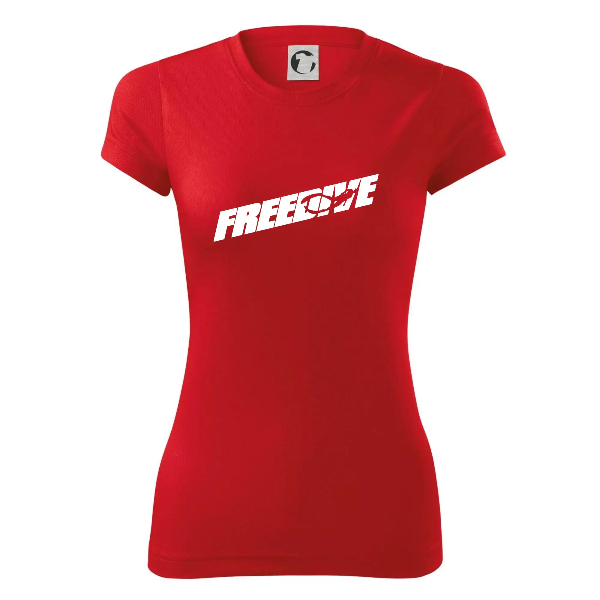 Freedive - nápis s potápěčem