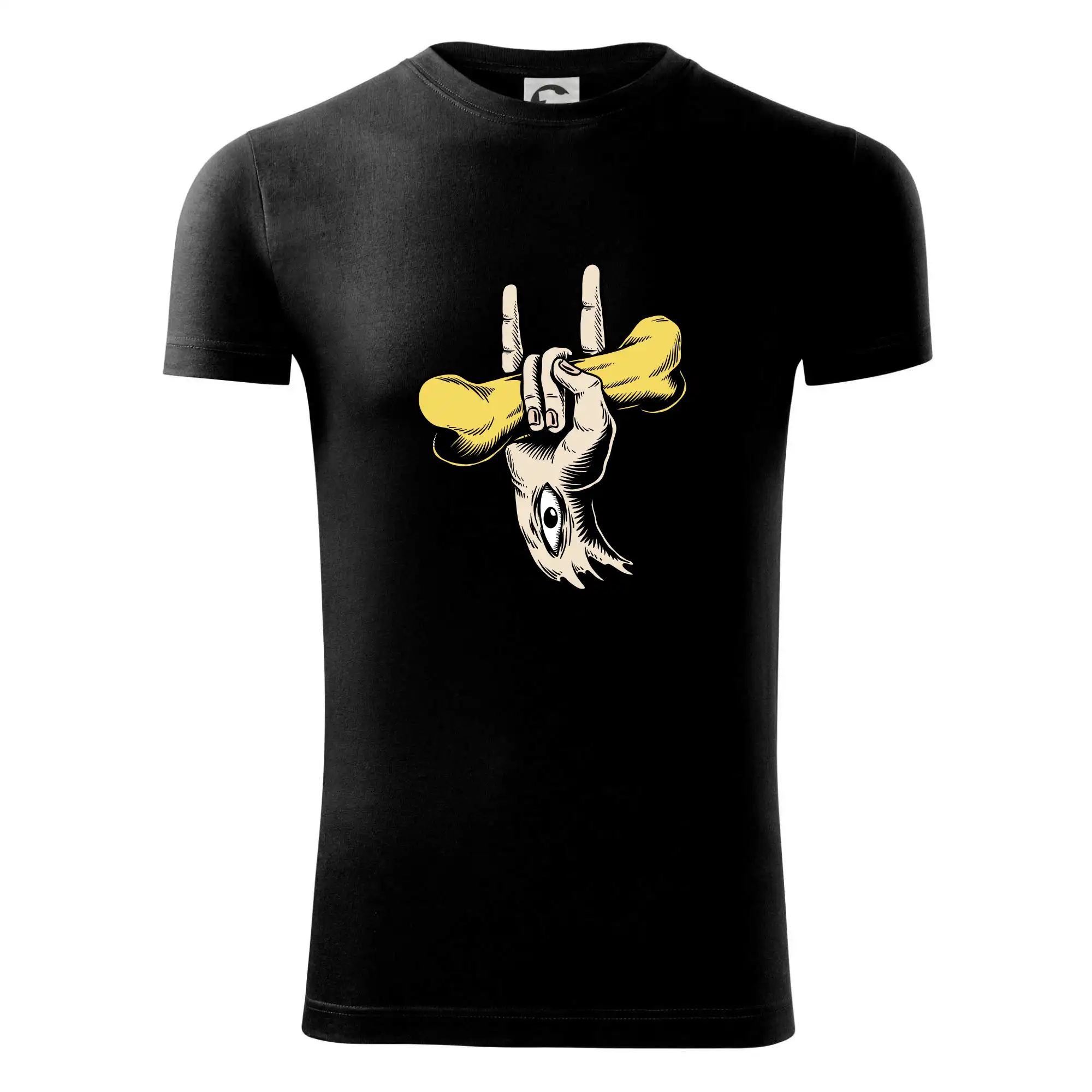 Rocková ruka kost a oko