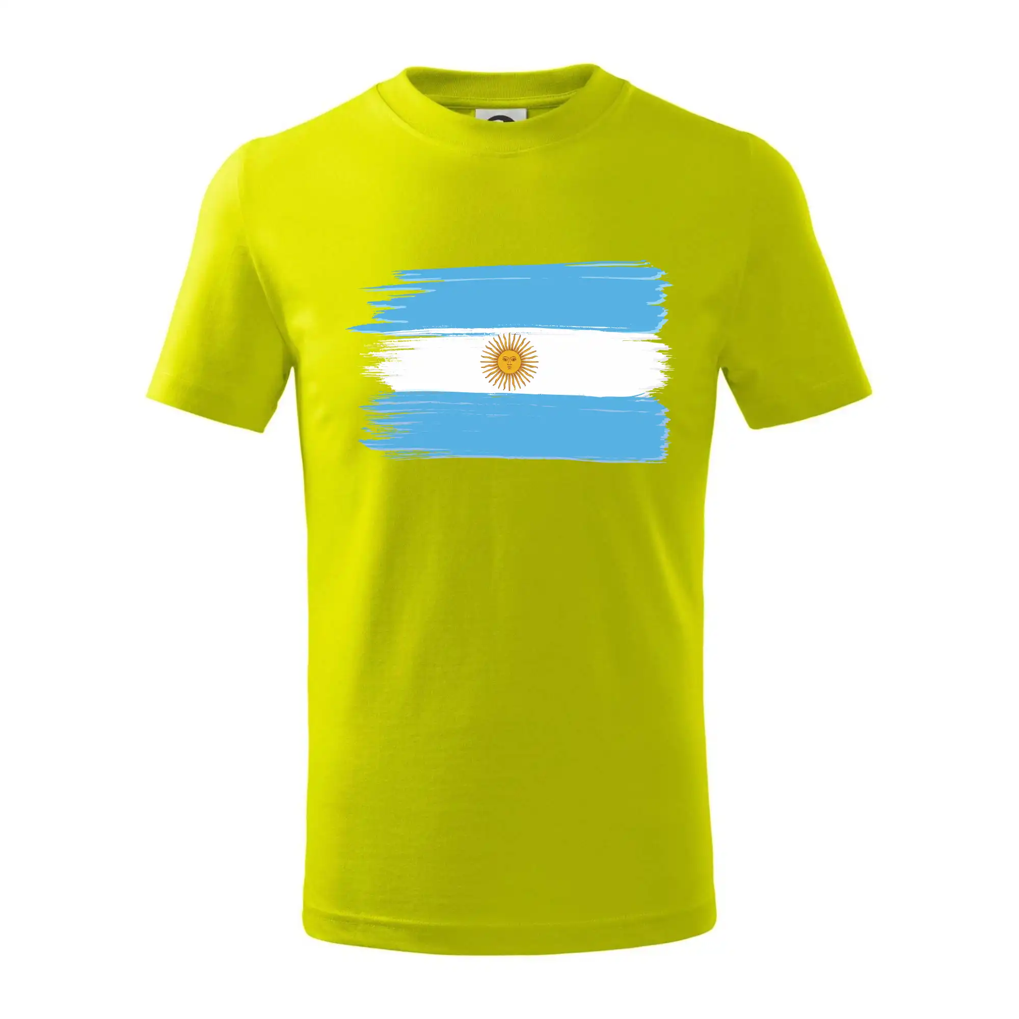 Argentina vlajka kreslená štětkou