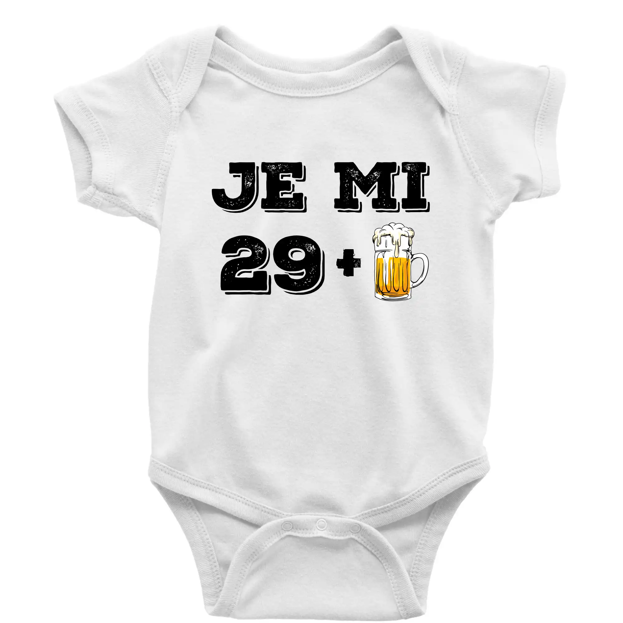 Tričko k tridsiatke - Je mi 30 pivo - Body dojčenské s krátkym rukávom