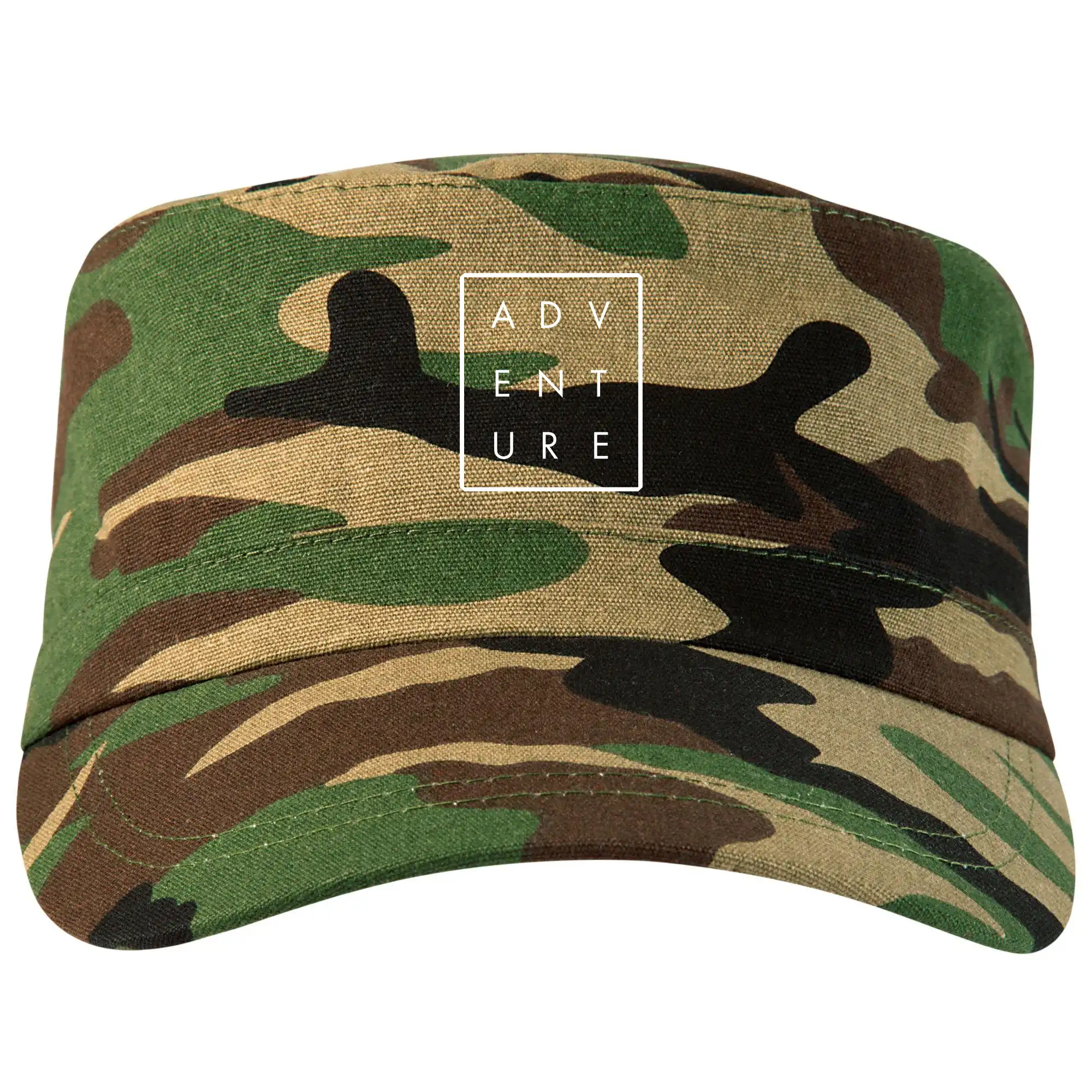 Trička pre cestovateľov - Adventure obdĺžnik - Šiltovka CAMO