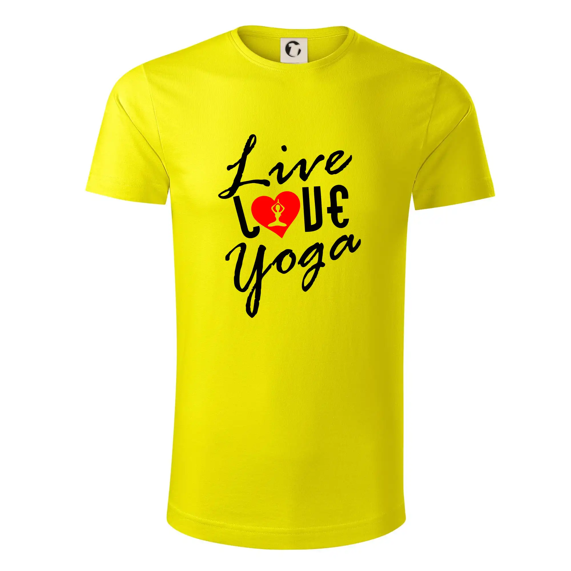 Tričká na jógu - Live Love Yoga - Tričko z organickej bavlny