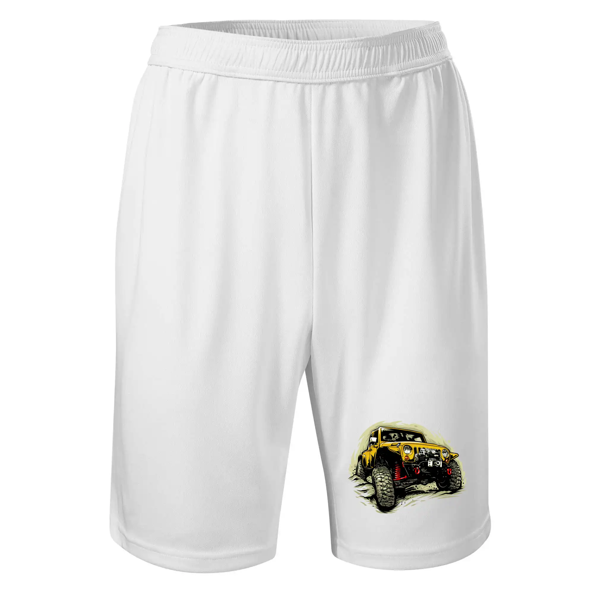 Žlutý offroad s navijákem