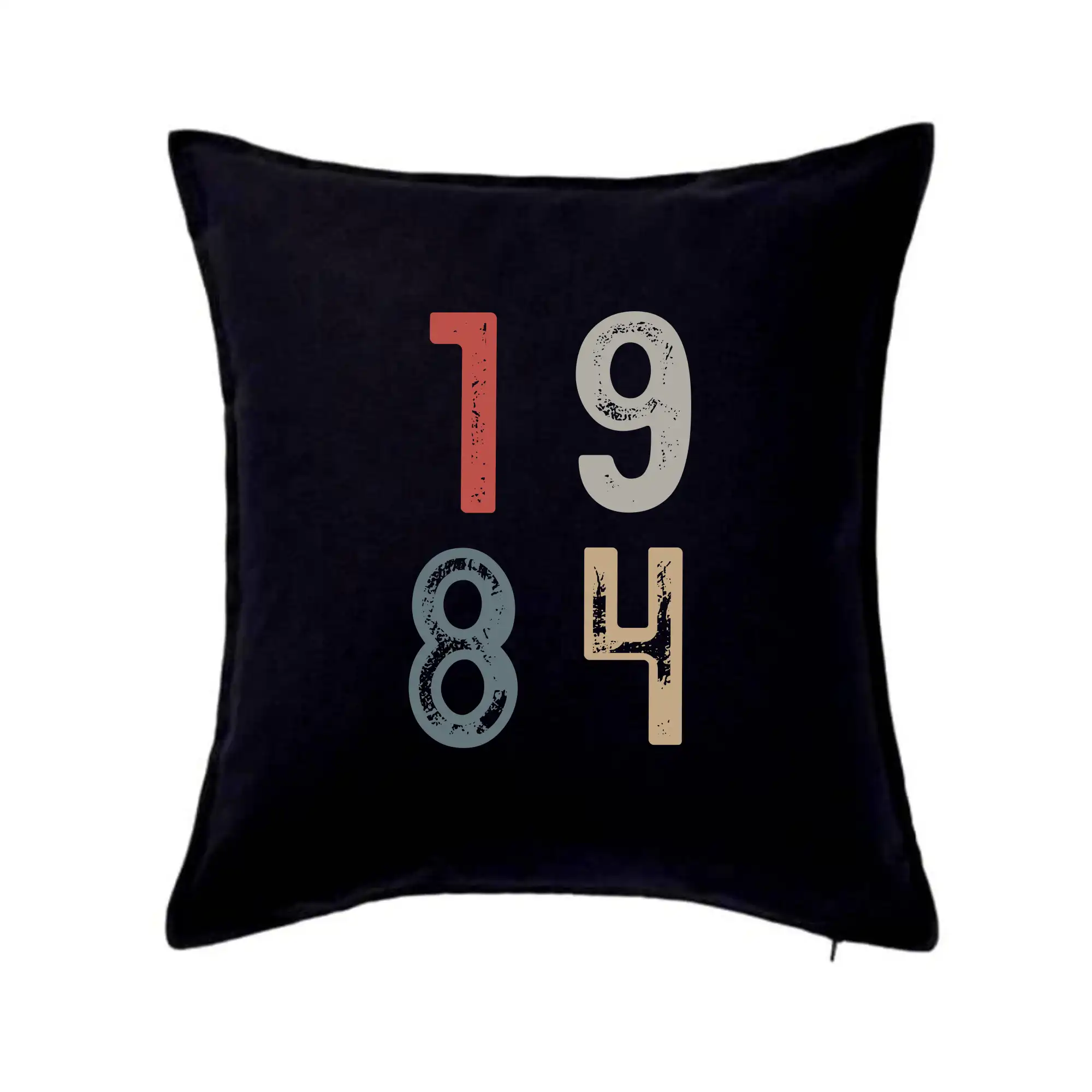 Tričká k narodeninám - Vintage číslica 1984 - Vankúš 50x50