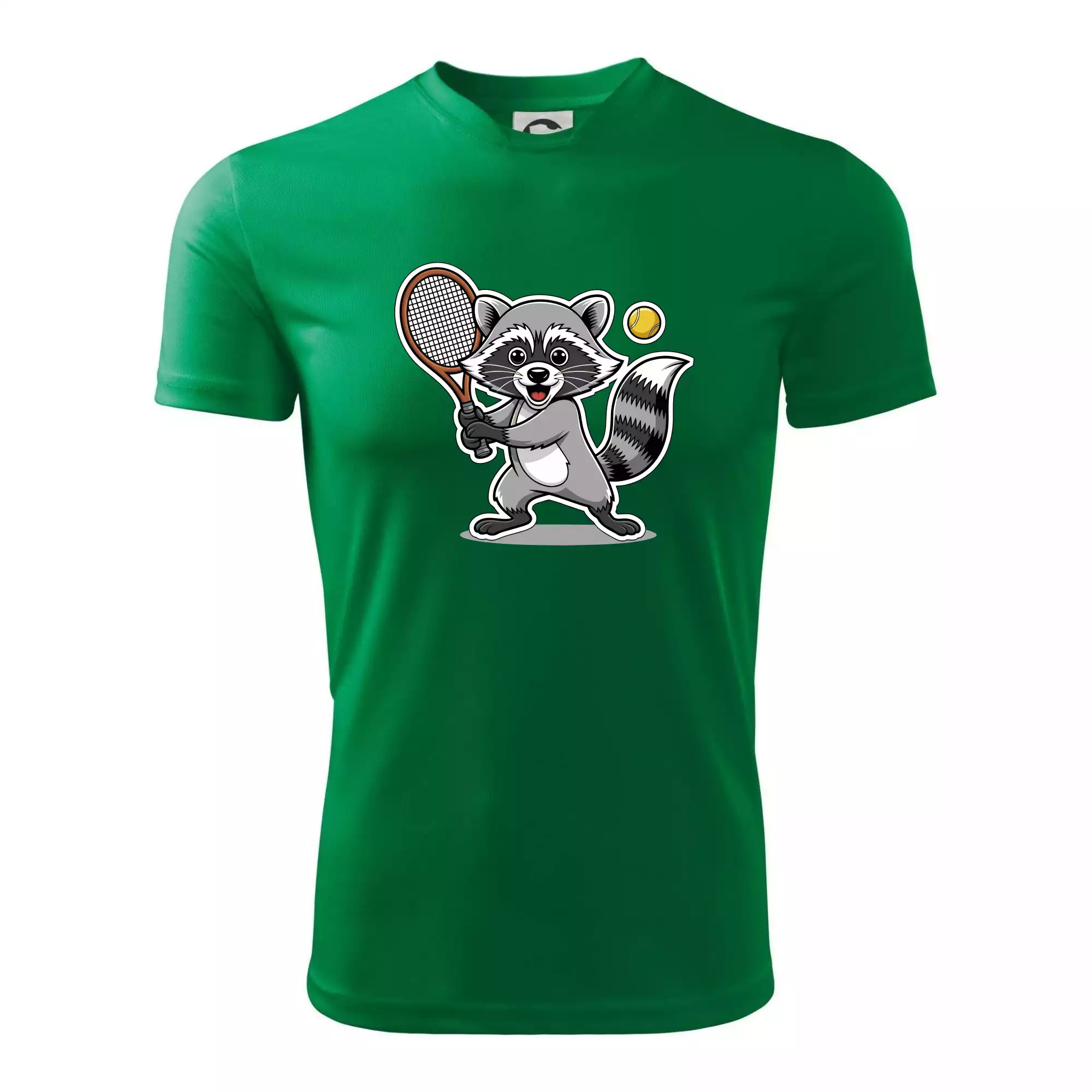 Mýval hraje tenis kreslený