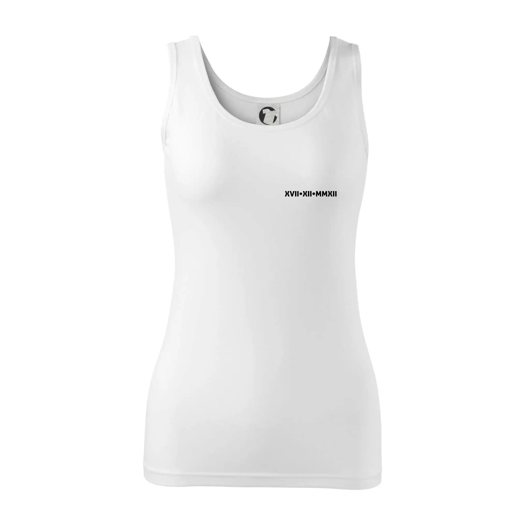 Tričká pre zamilovaných - Dátum výročia a iniciály - Dámske tielko