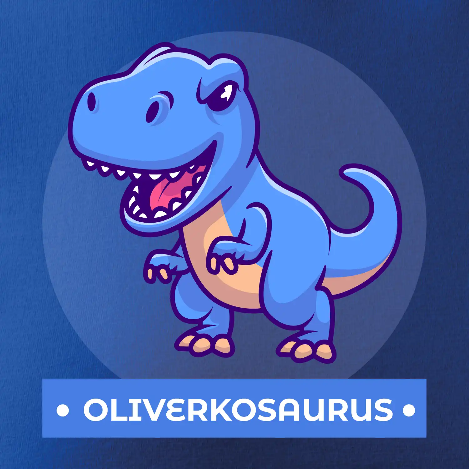Dinosaurie mená - modrý dinosaurus SK