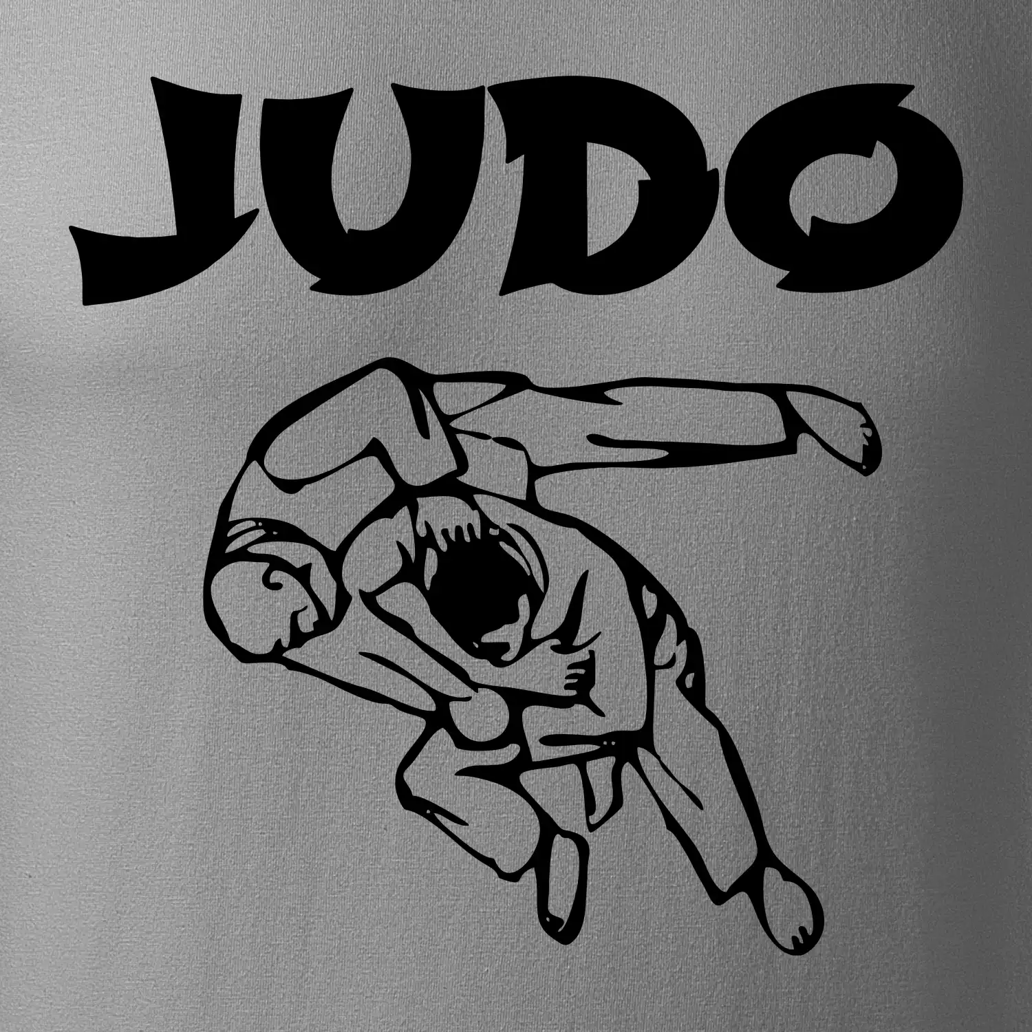 Judo nápis + postavy