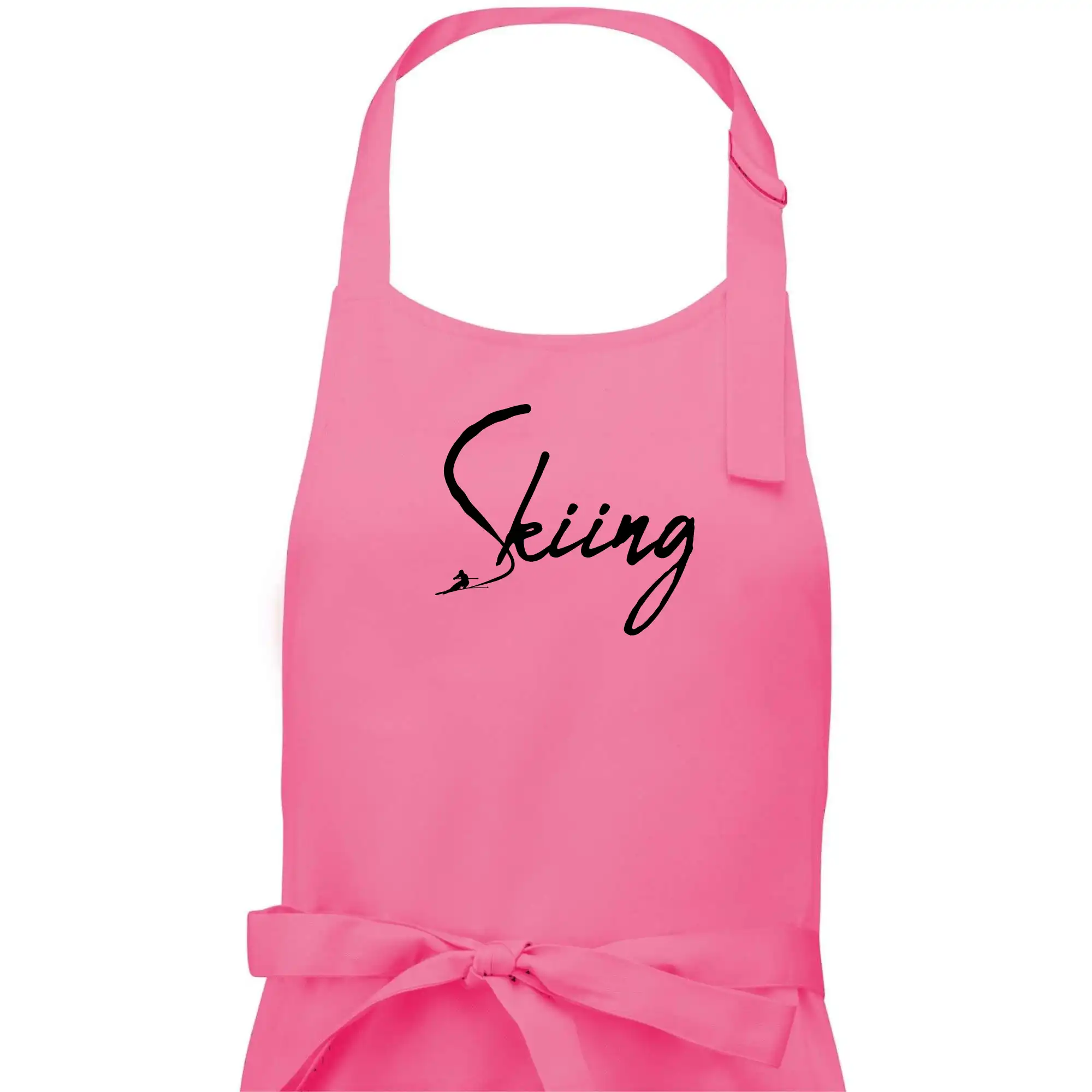 Skiing nápis lyžař