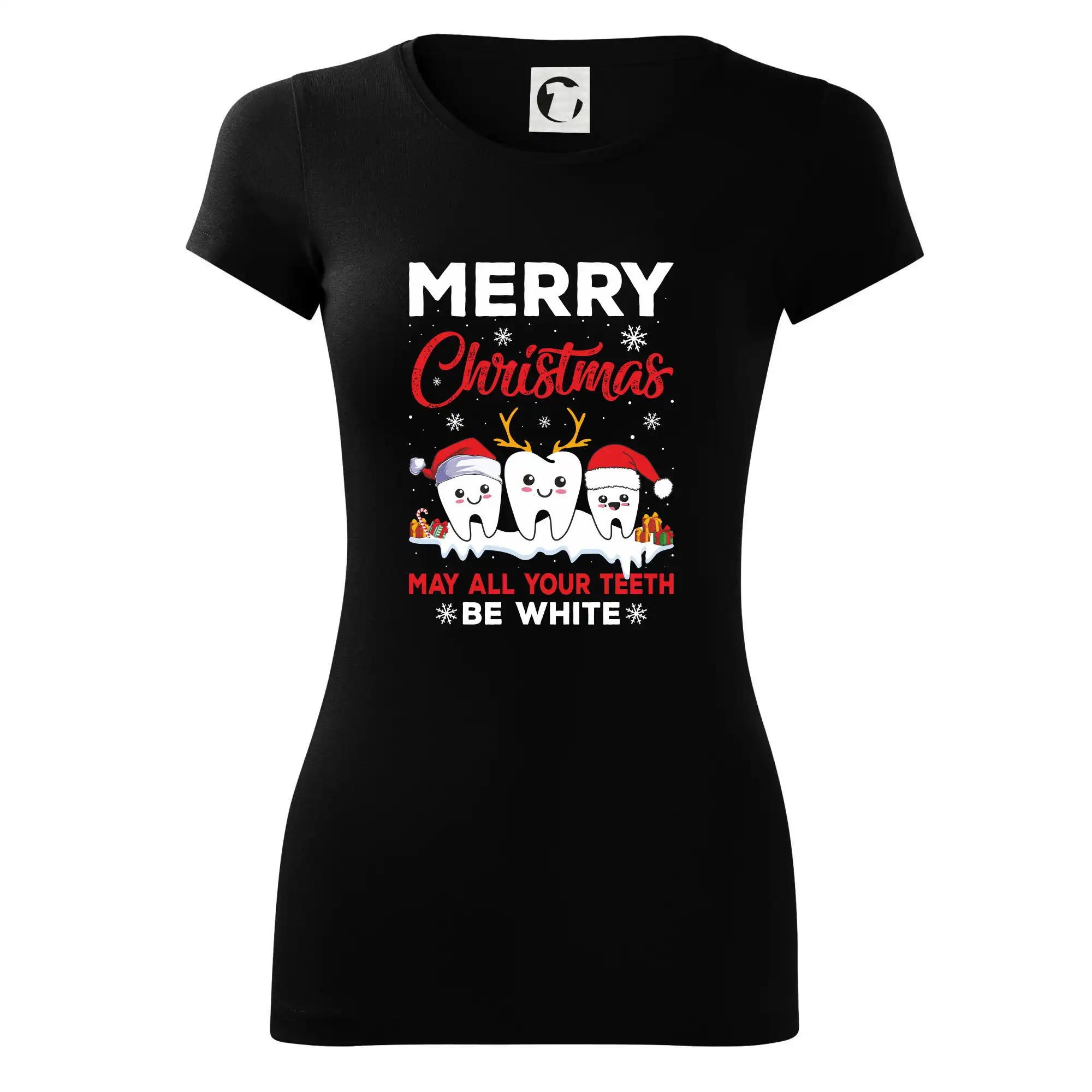 Merry Christmas teeth be white