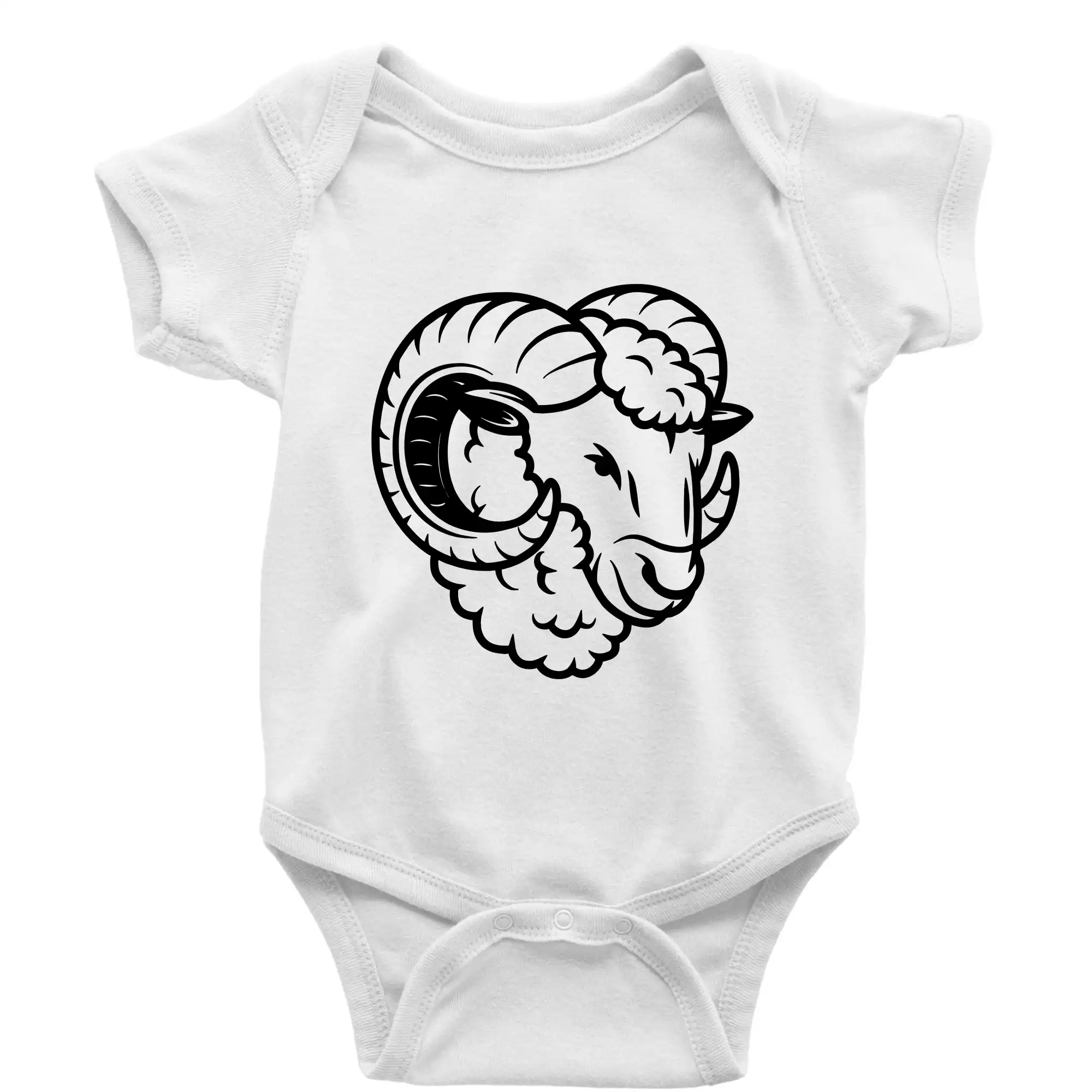 Bílá Hlava berana obrys