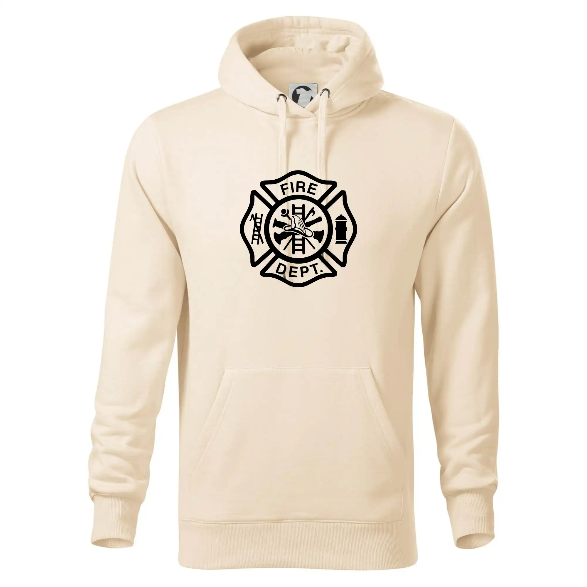 Originálne tričká pre hasičov - Fire dept. logo - Mikina pánska Cape s kapucňou