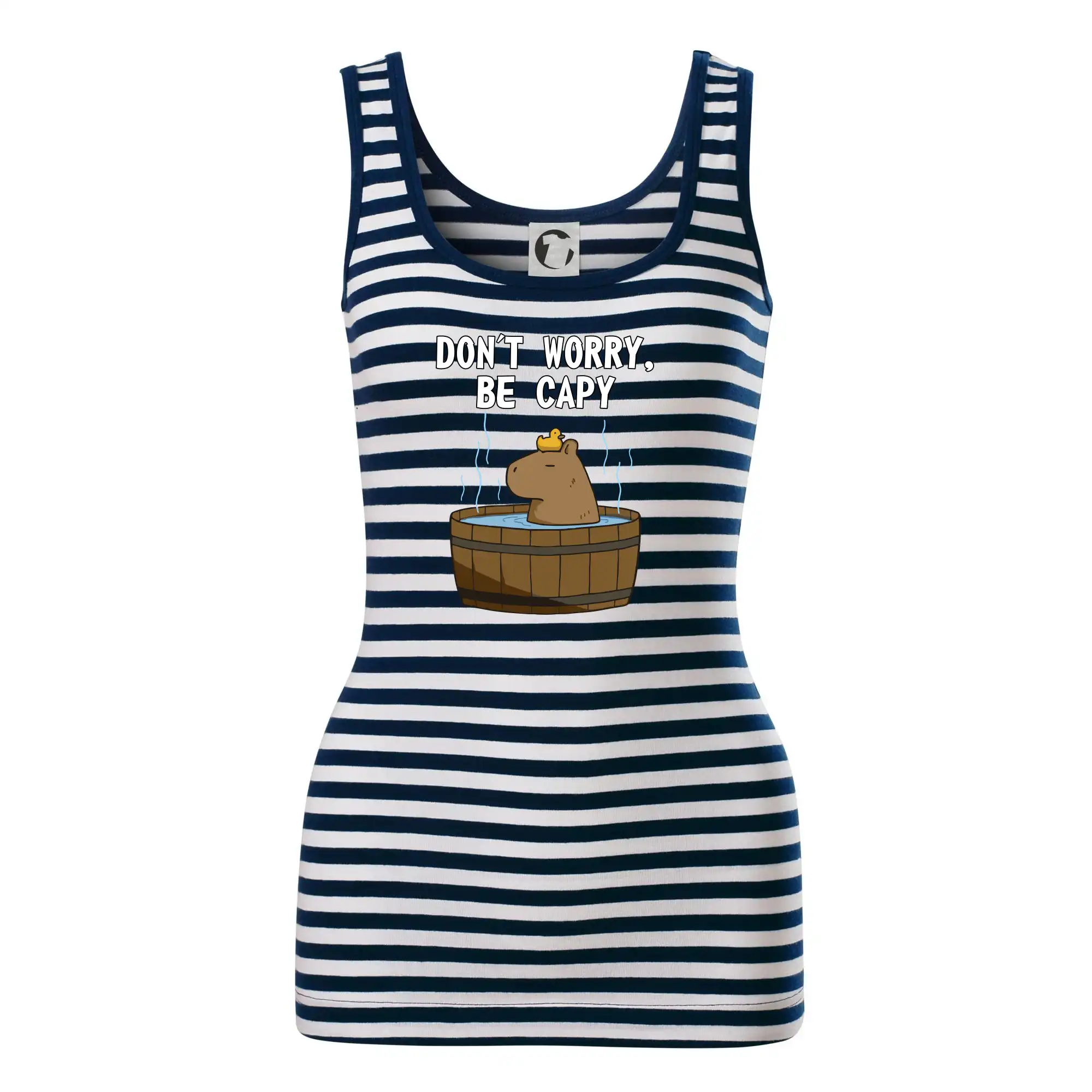 Tričká so zvieratami - Don't worry be capy - Sailor tielko na vodu