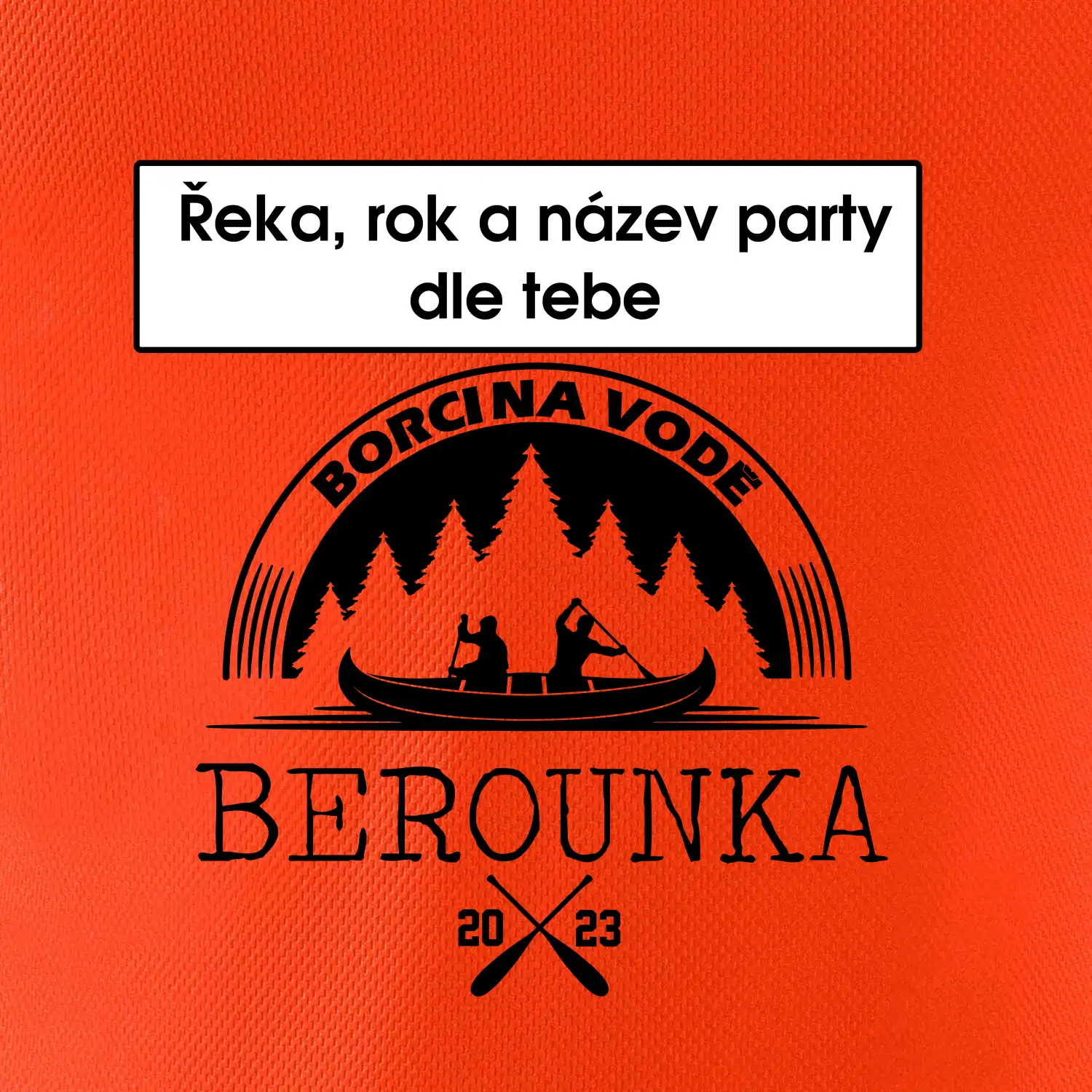 Na vodu - Kanoe les (vlastní nápis)