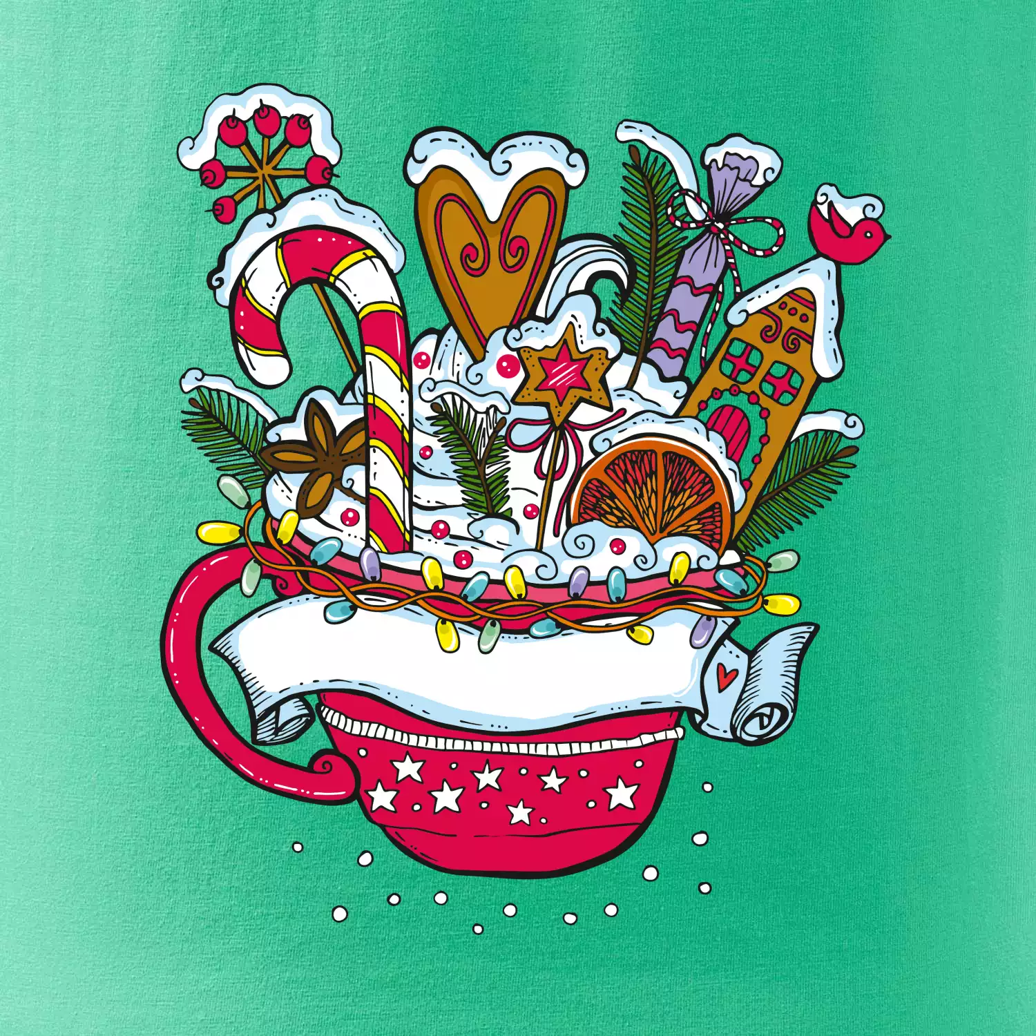 Vianočný Punč - hrnček (Pecka design)