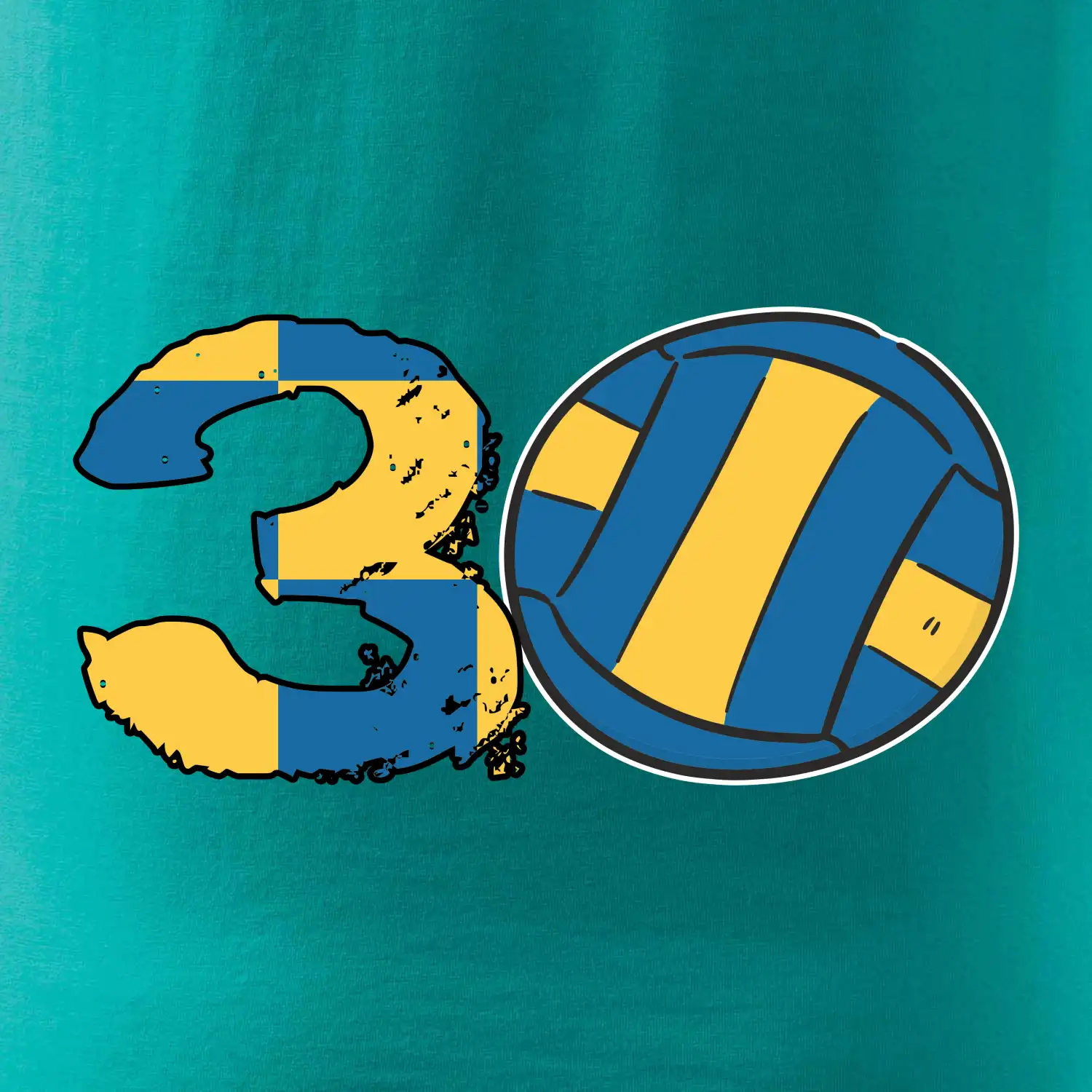 Volejbal kulaté narozeniny 30