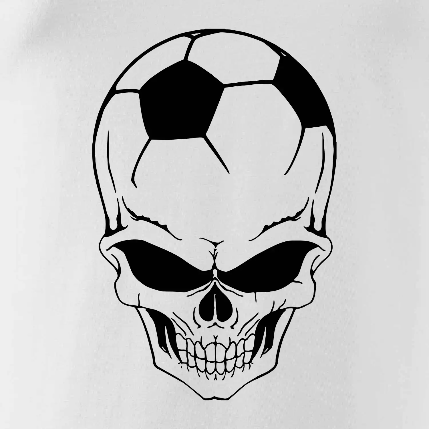 Fotbal lebka míč
