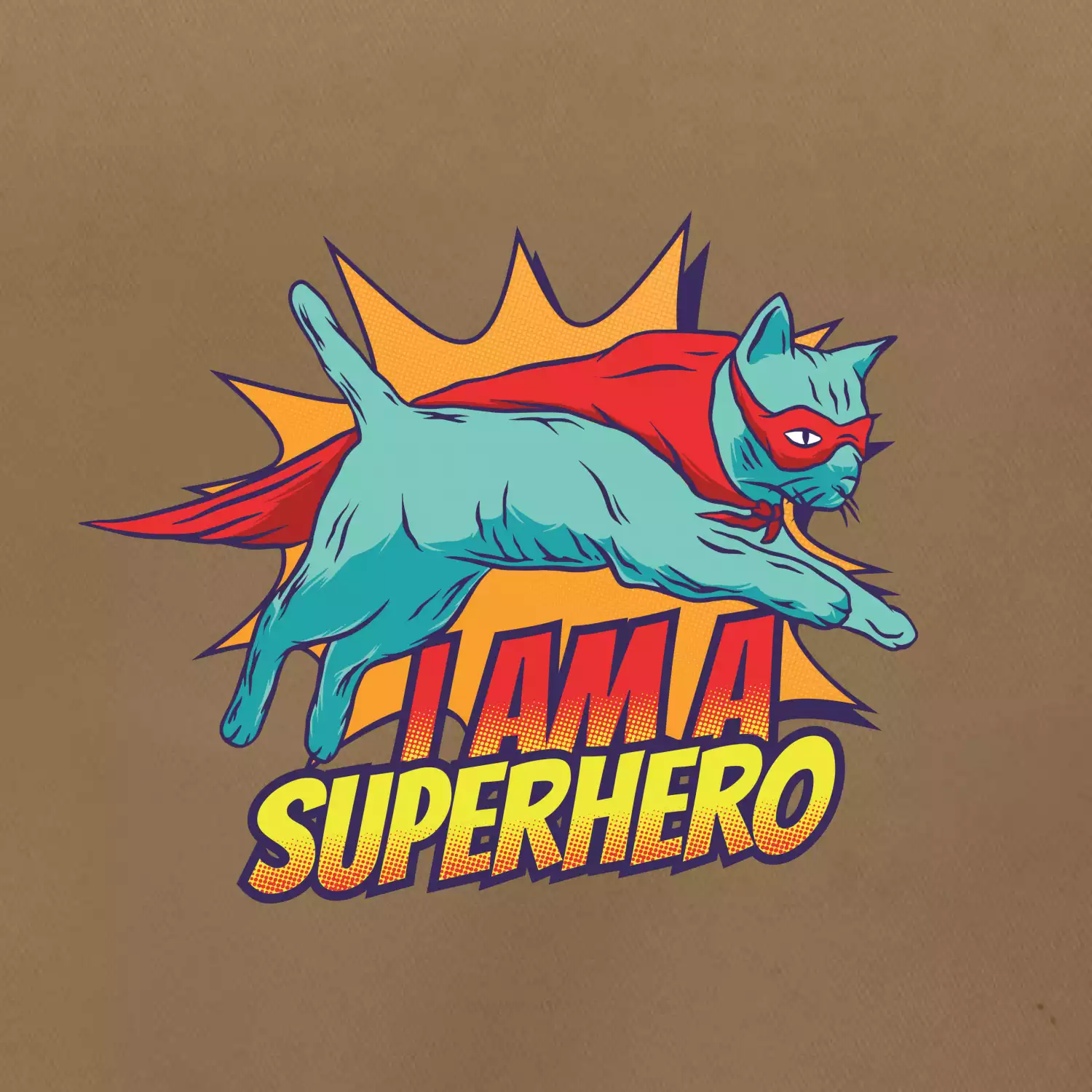 Kočka I am a Superhero