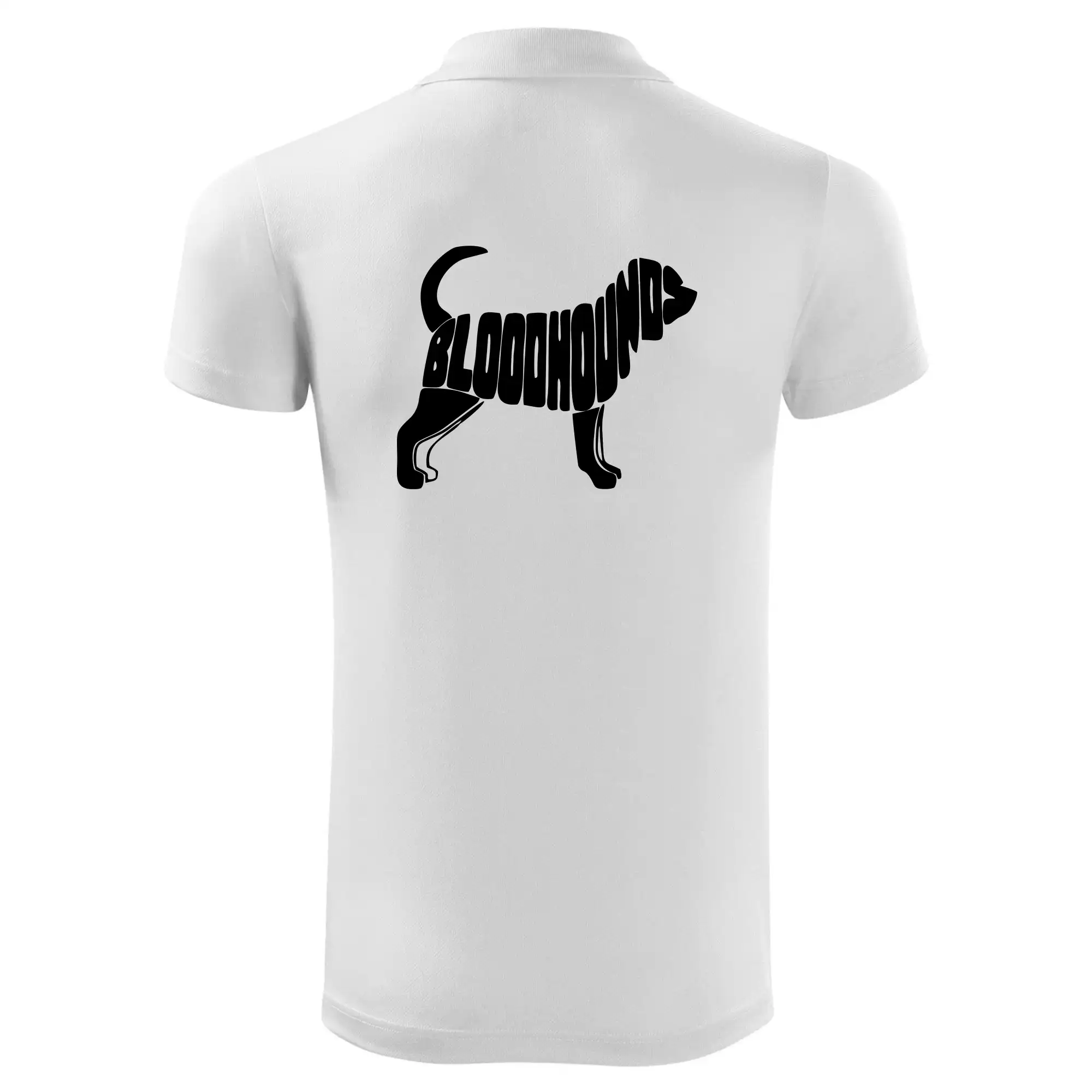 Bloodhound nápis v těle