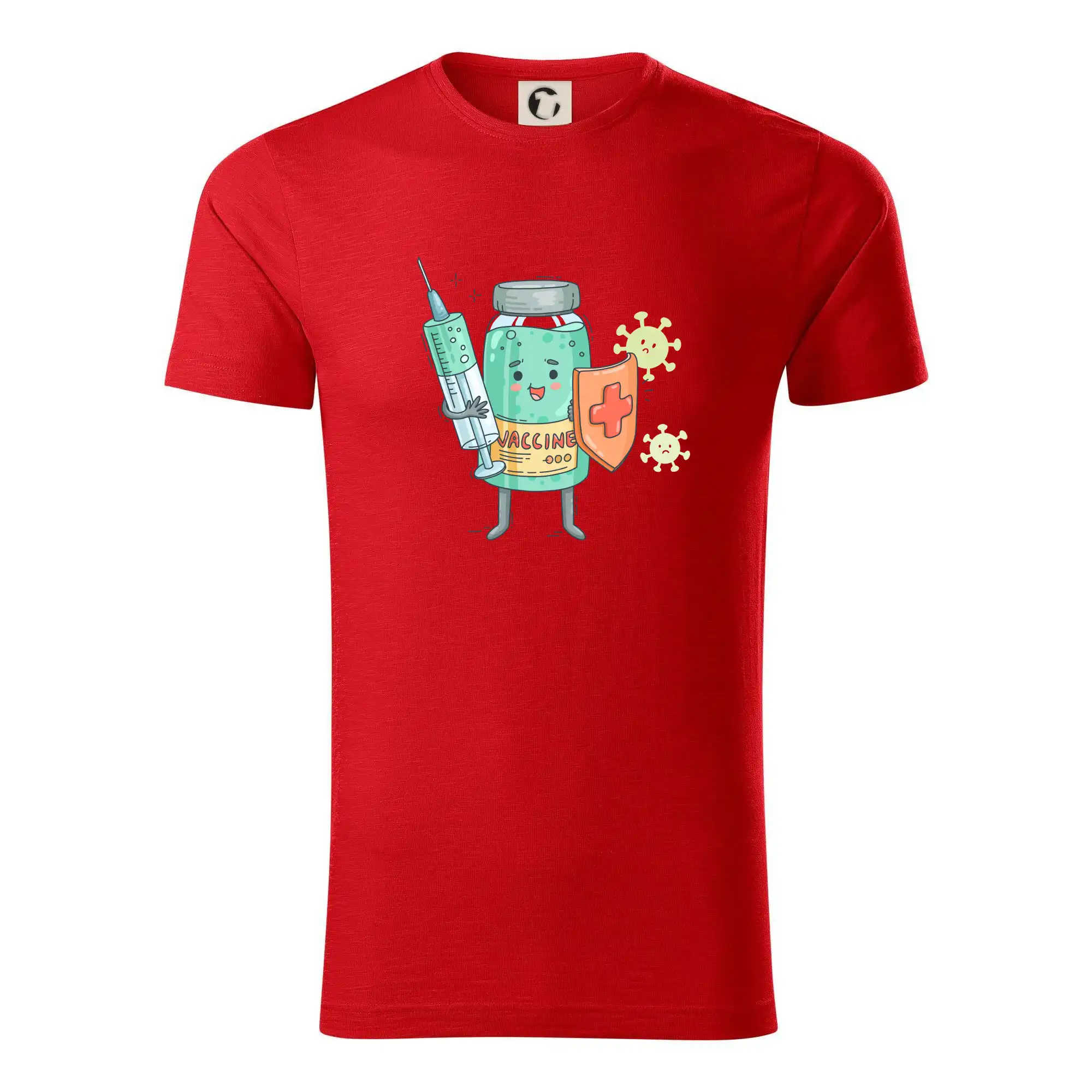 Cartoon vaccine - Tričko z organickej bavlny