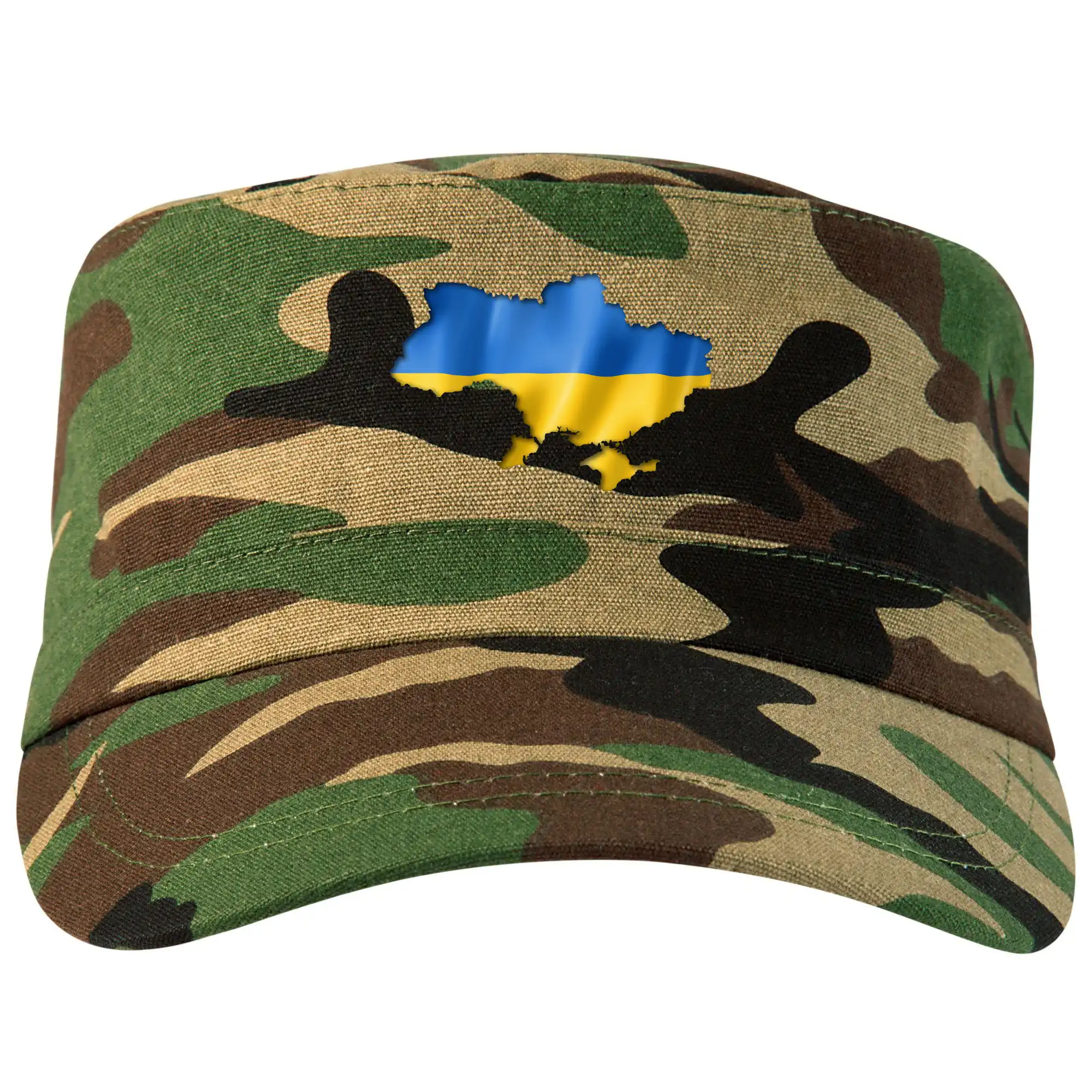 Ukrajina vlajka mapa