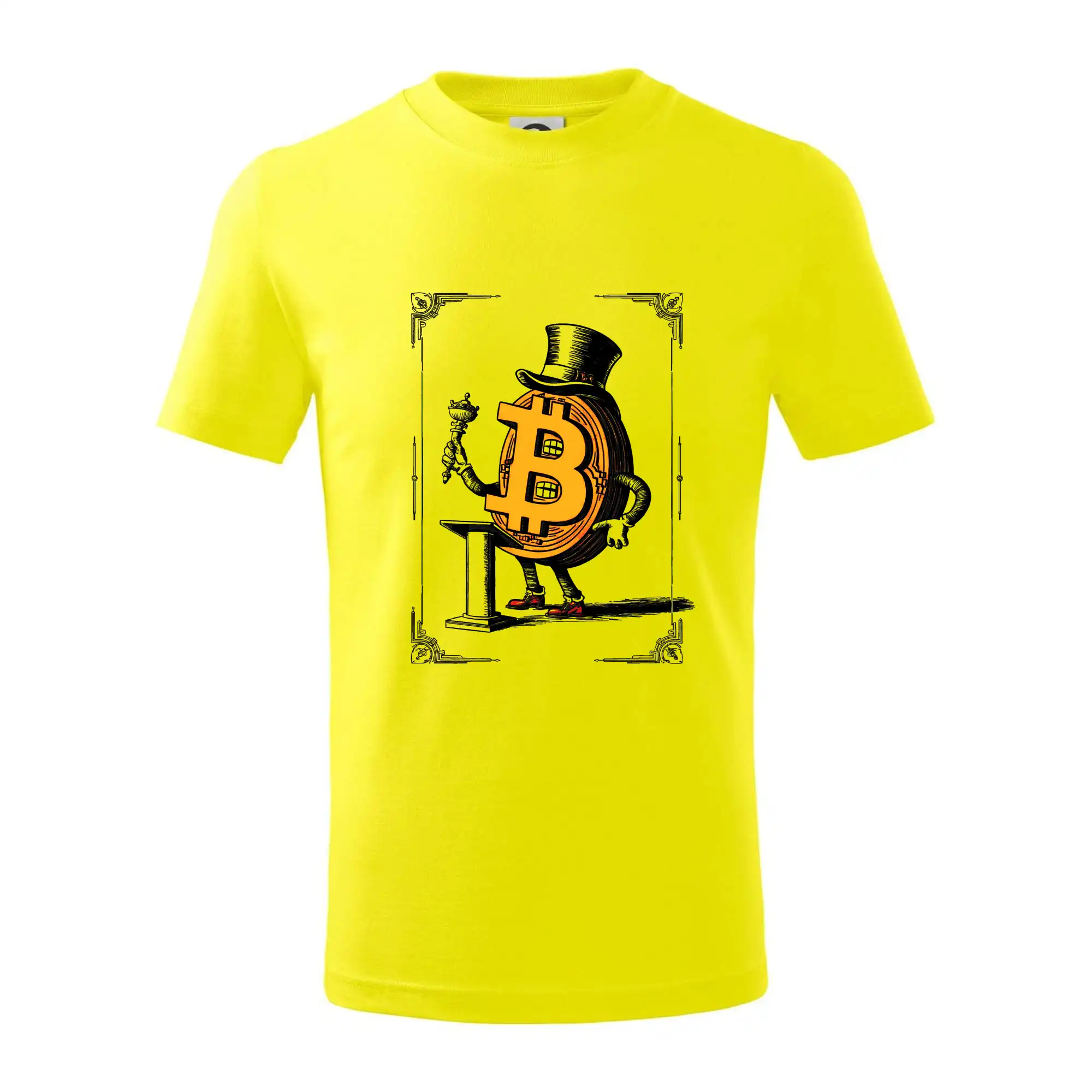 Oldschool bitcoin - Tričko detské bavlnené