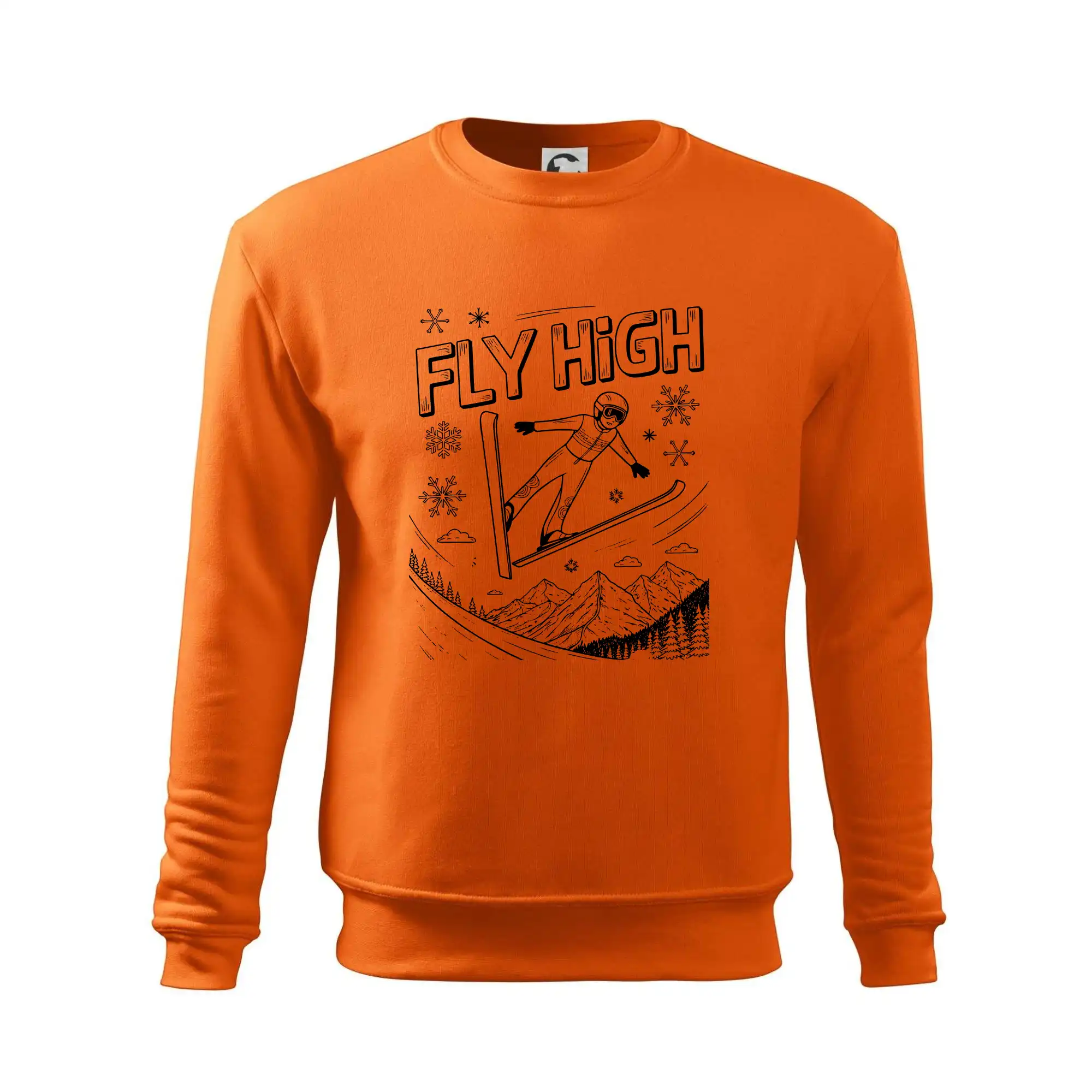 Černobílý skokan fly high