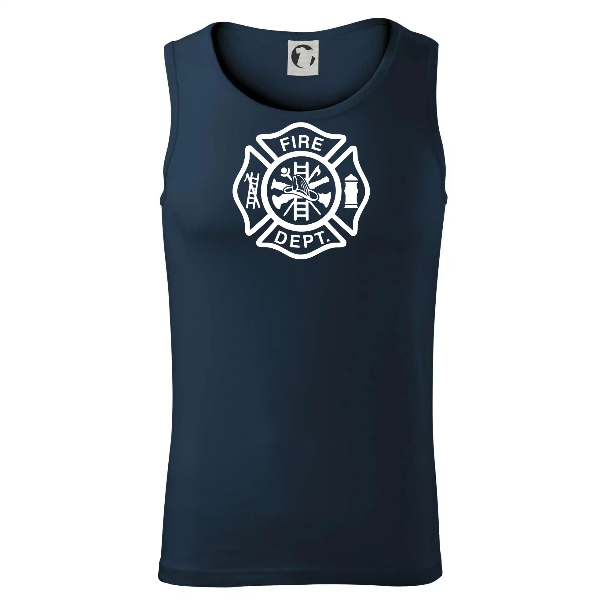 Originálne tričká pre hasičov - Fire dept. logo - Tielko pánske Core