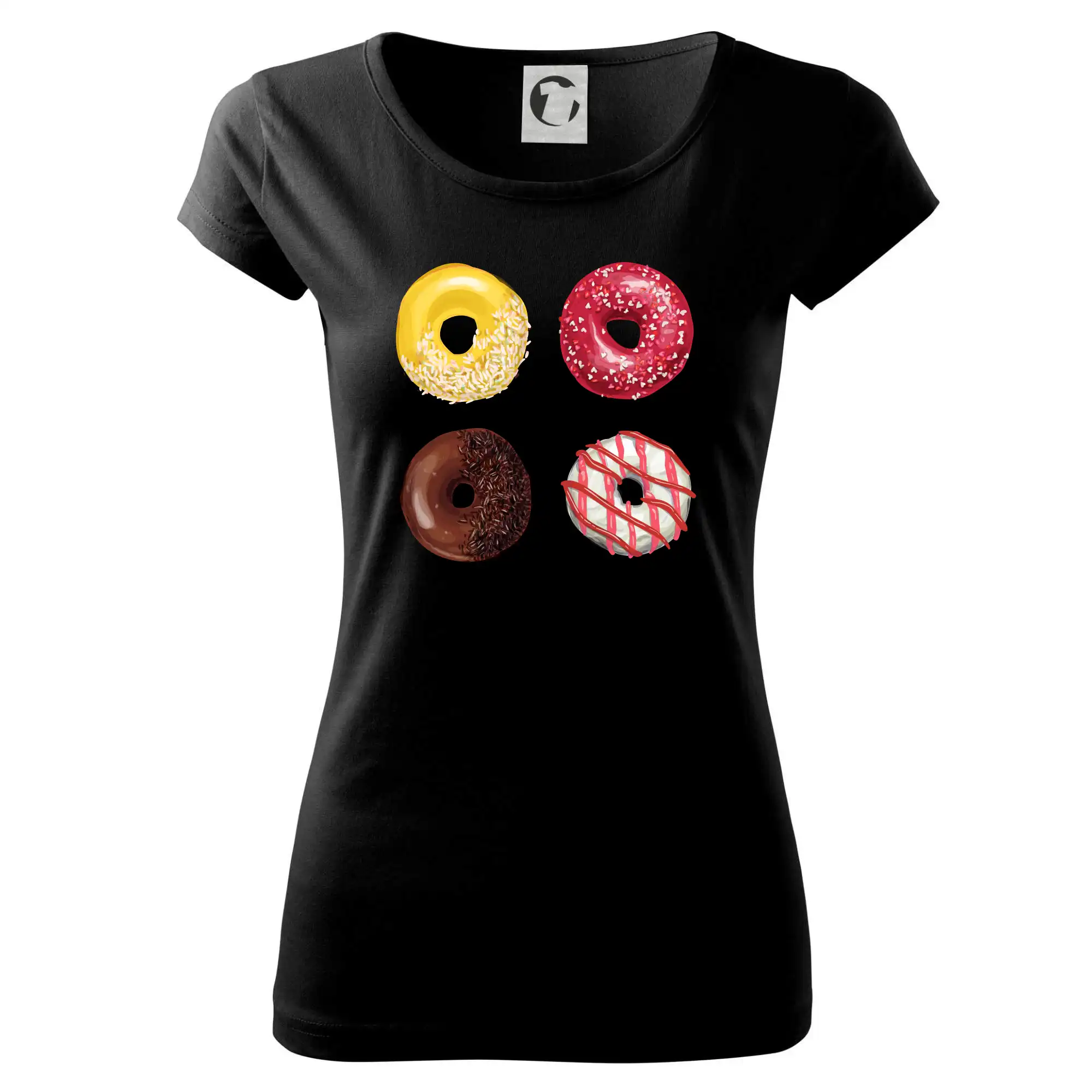4 donuty - Dámske tričko Pure