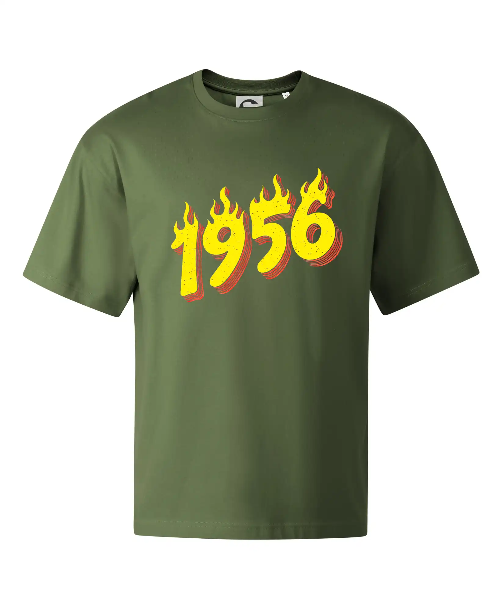 Trička s ročníkom 1956 - Narodeniny v ohni 1956 - Stage unisex - OVERSIZE