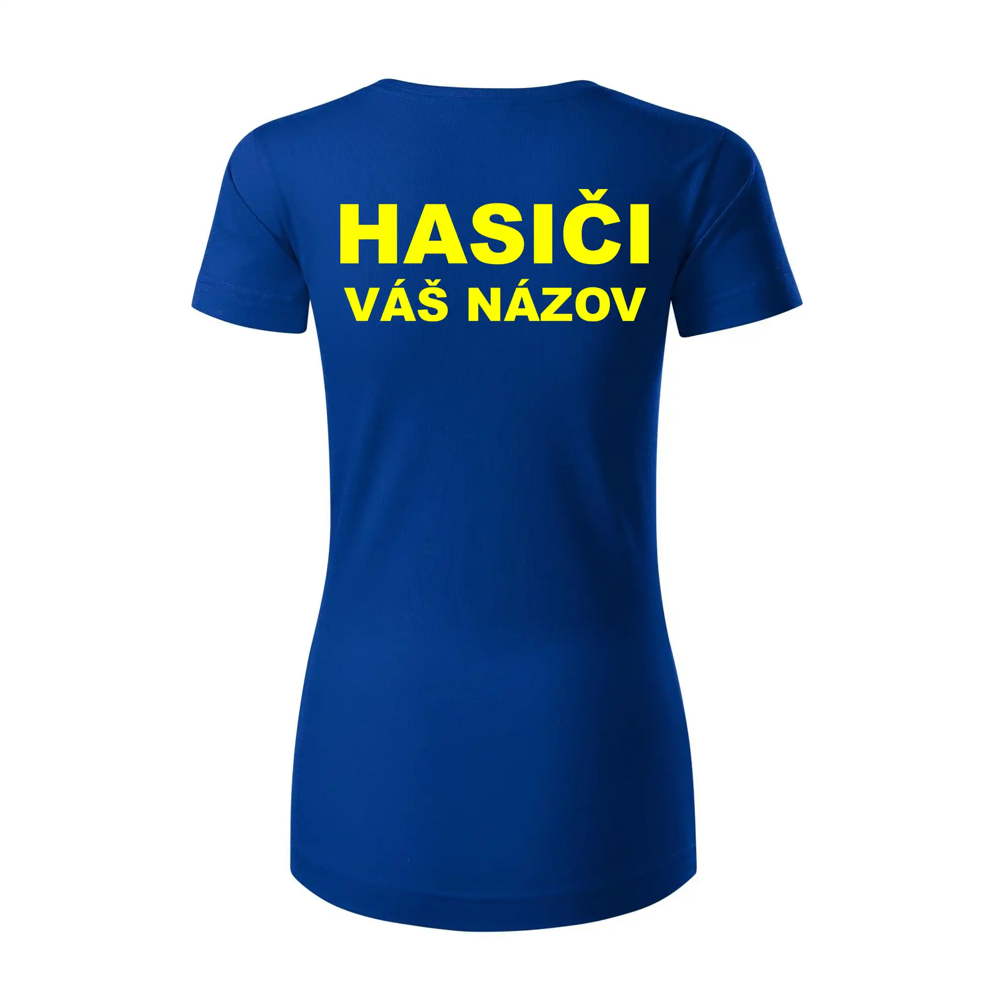 Hasiči - žltý nápis - váš názov zboru