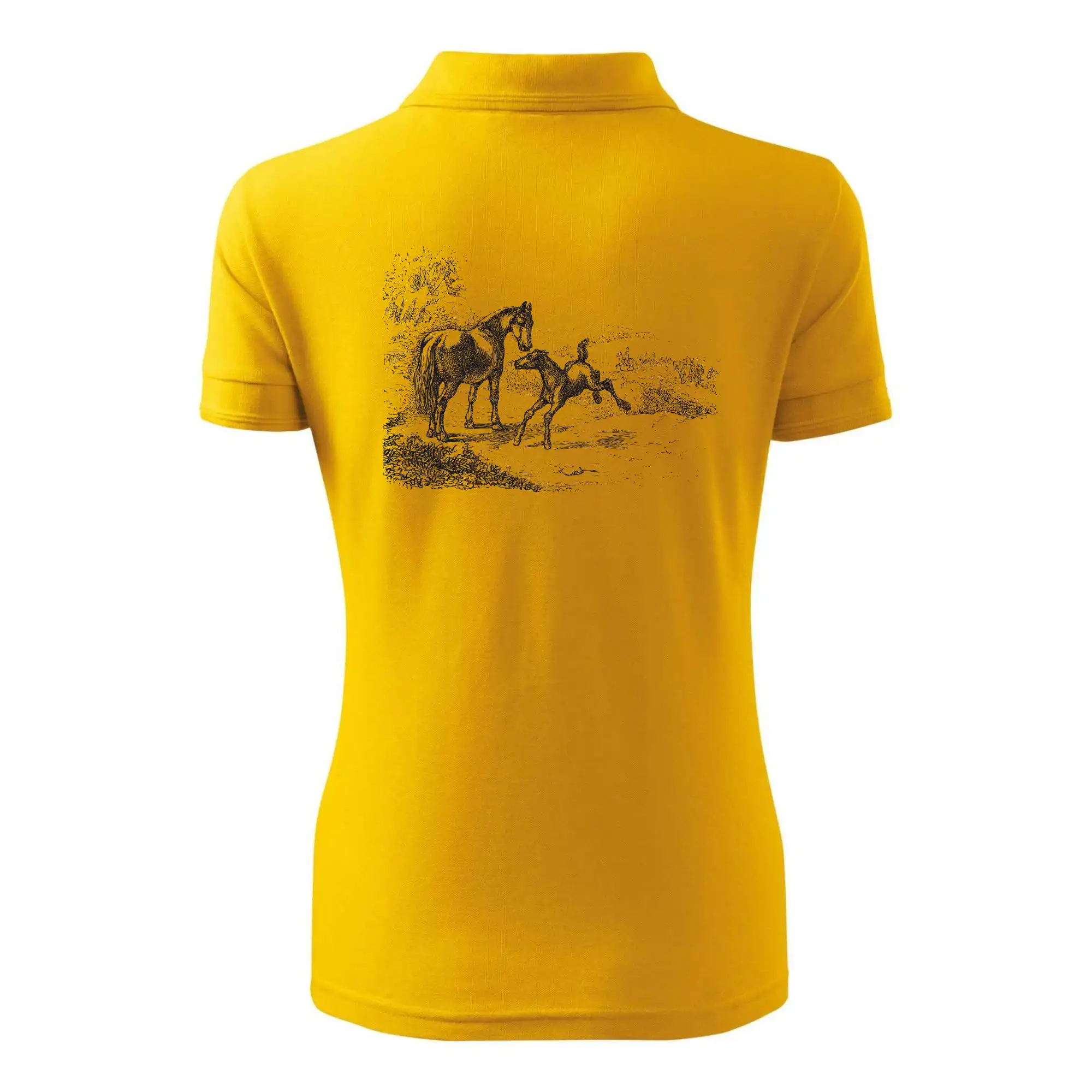 Kůň a hříbě malované