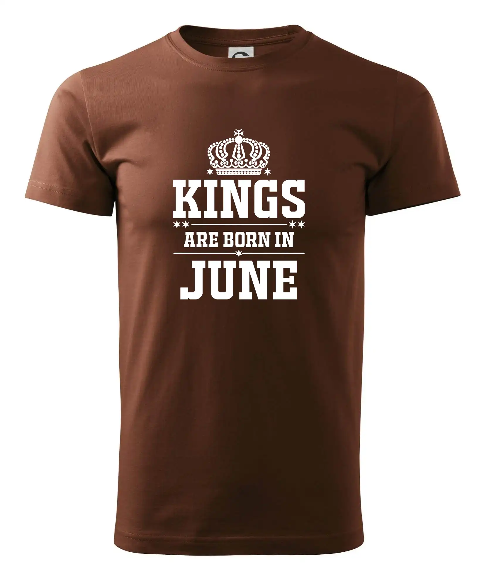 Tričká pre narodených v júni - Kings are born in June - Pánske tričko nižšej gramáže